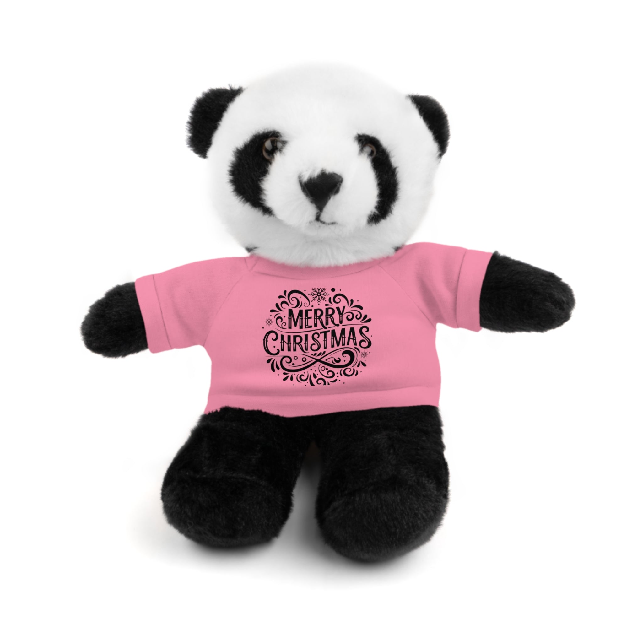 Festive Merry Christmas Stuffed Panda | Gallory Hive