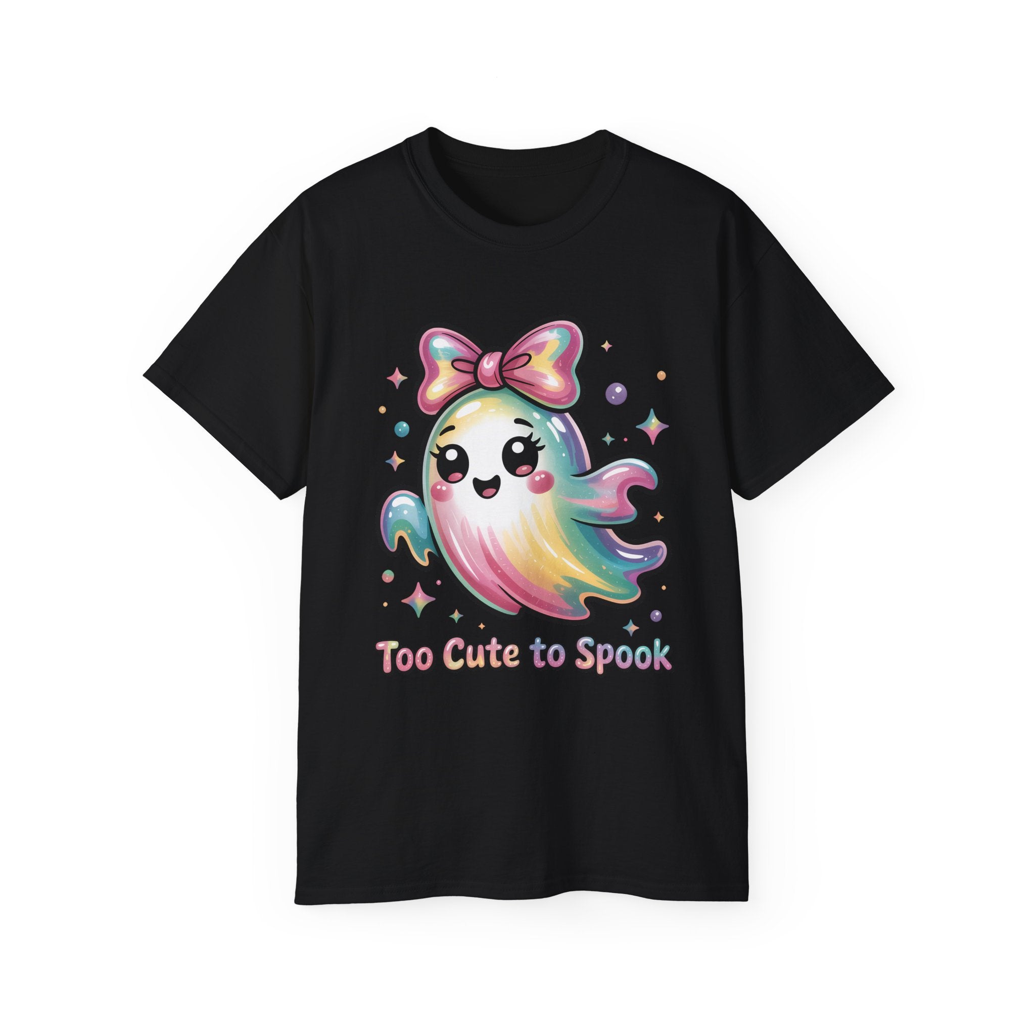 Rainbow Ghost Halloween Spooky T-Shirt