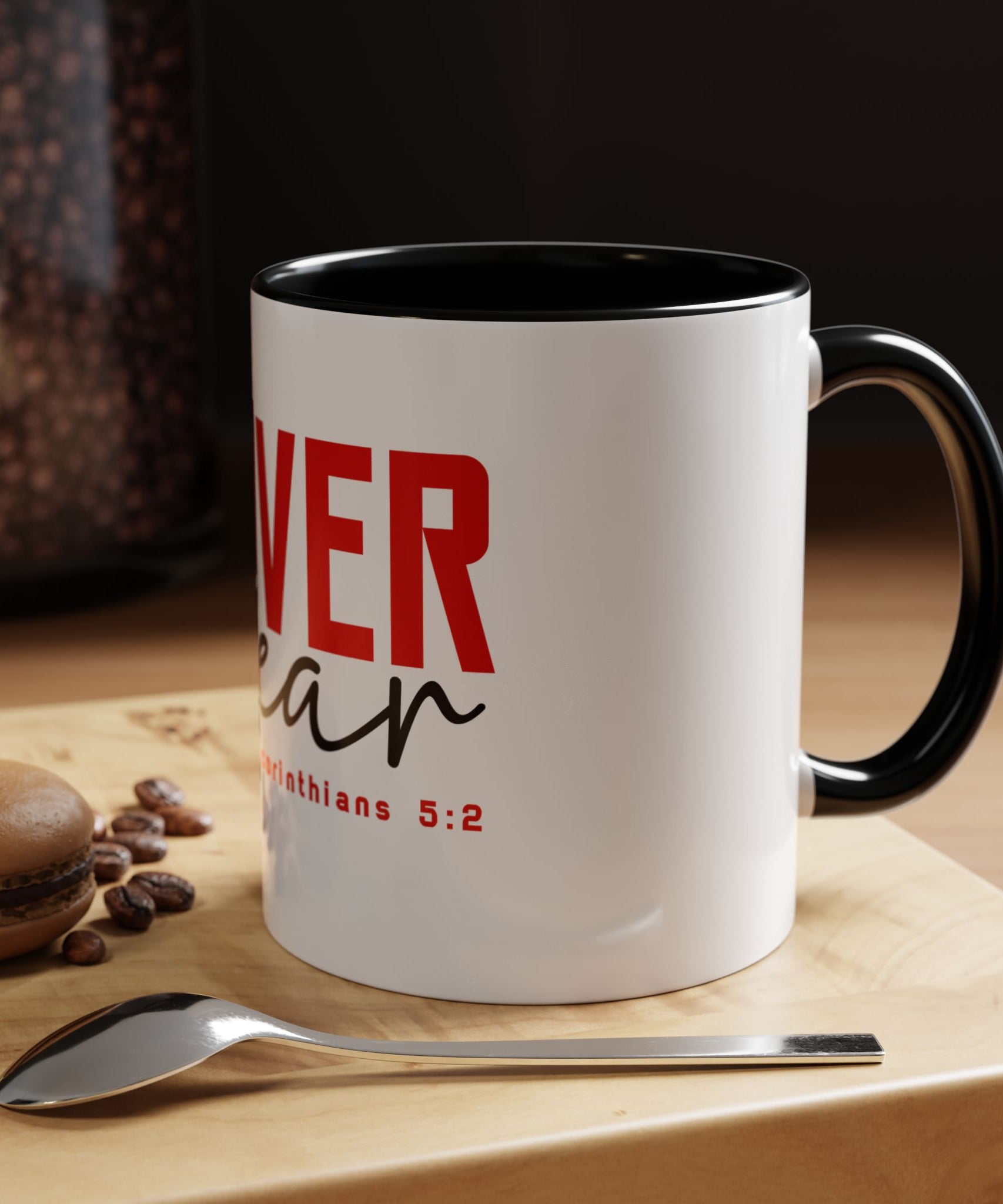 Faith Scripture Accent Coffee Mug | Gallory Hive