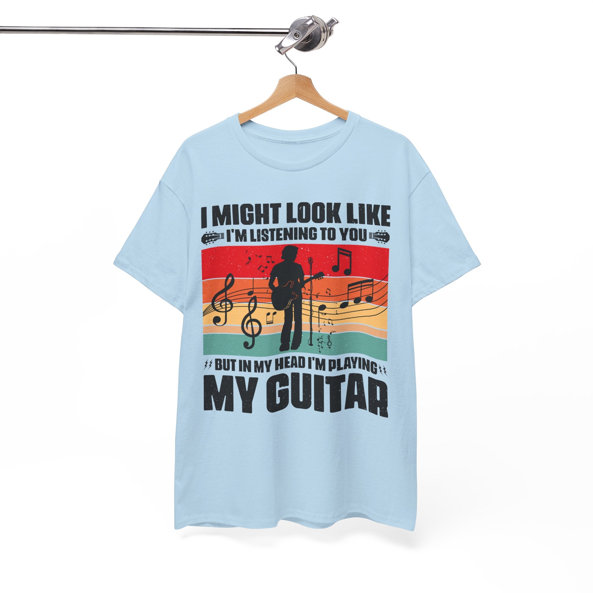 Retro Guitar Playing Mind T-Shirt | Gallory Hive