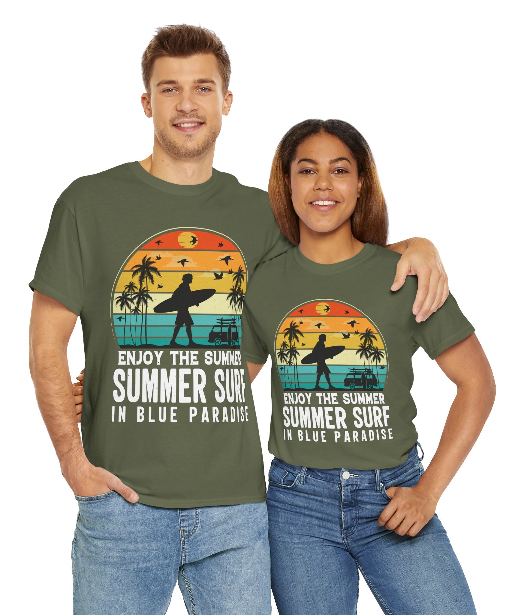 Summer Surf Van Sunset Shirt