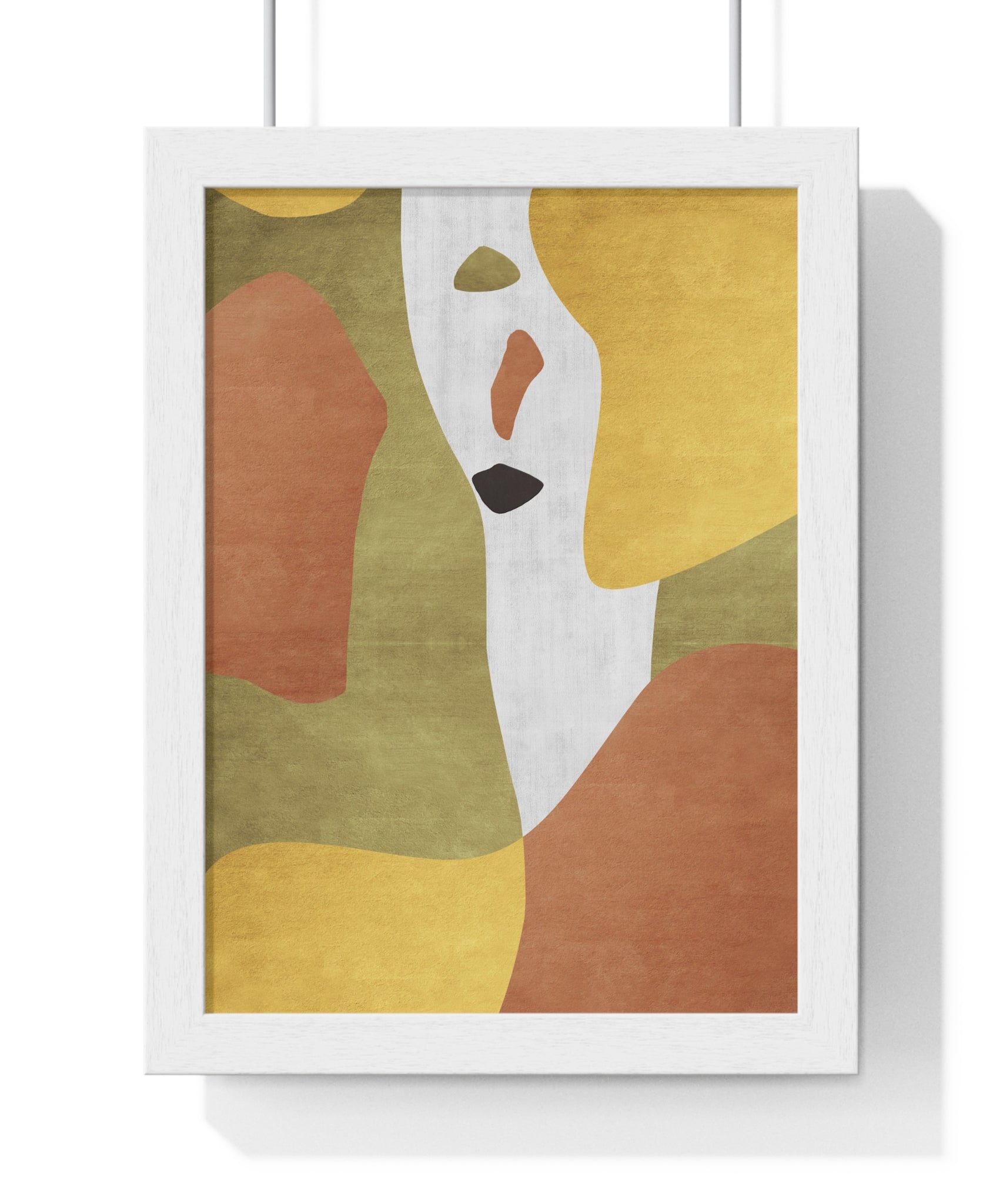 Abstract Carpet Texture Art – Wooden Framed Print