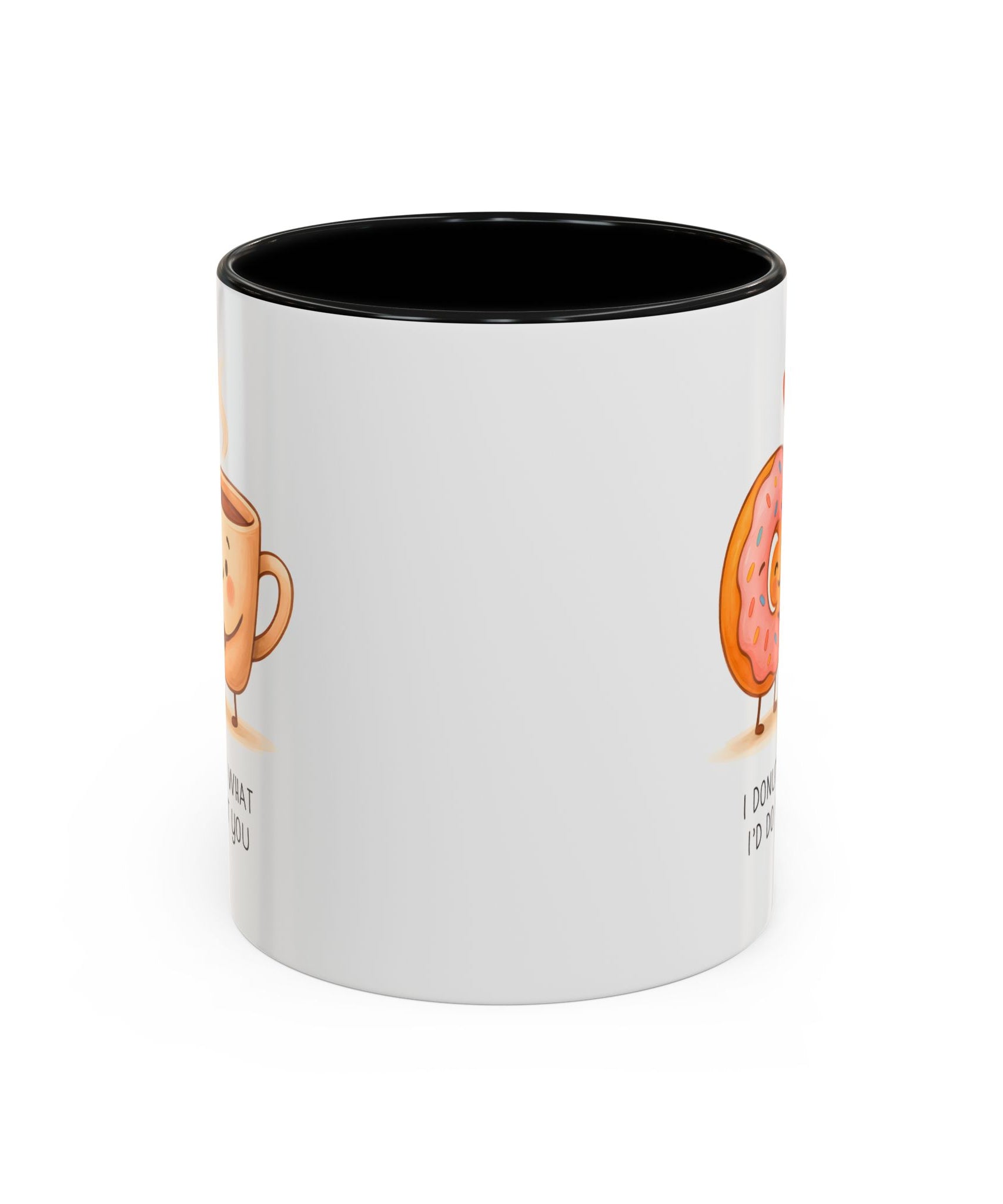 Cute Donut and Coffee Love Ceramic Mug | Gallory Hive