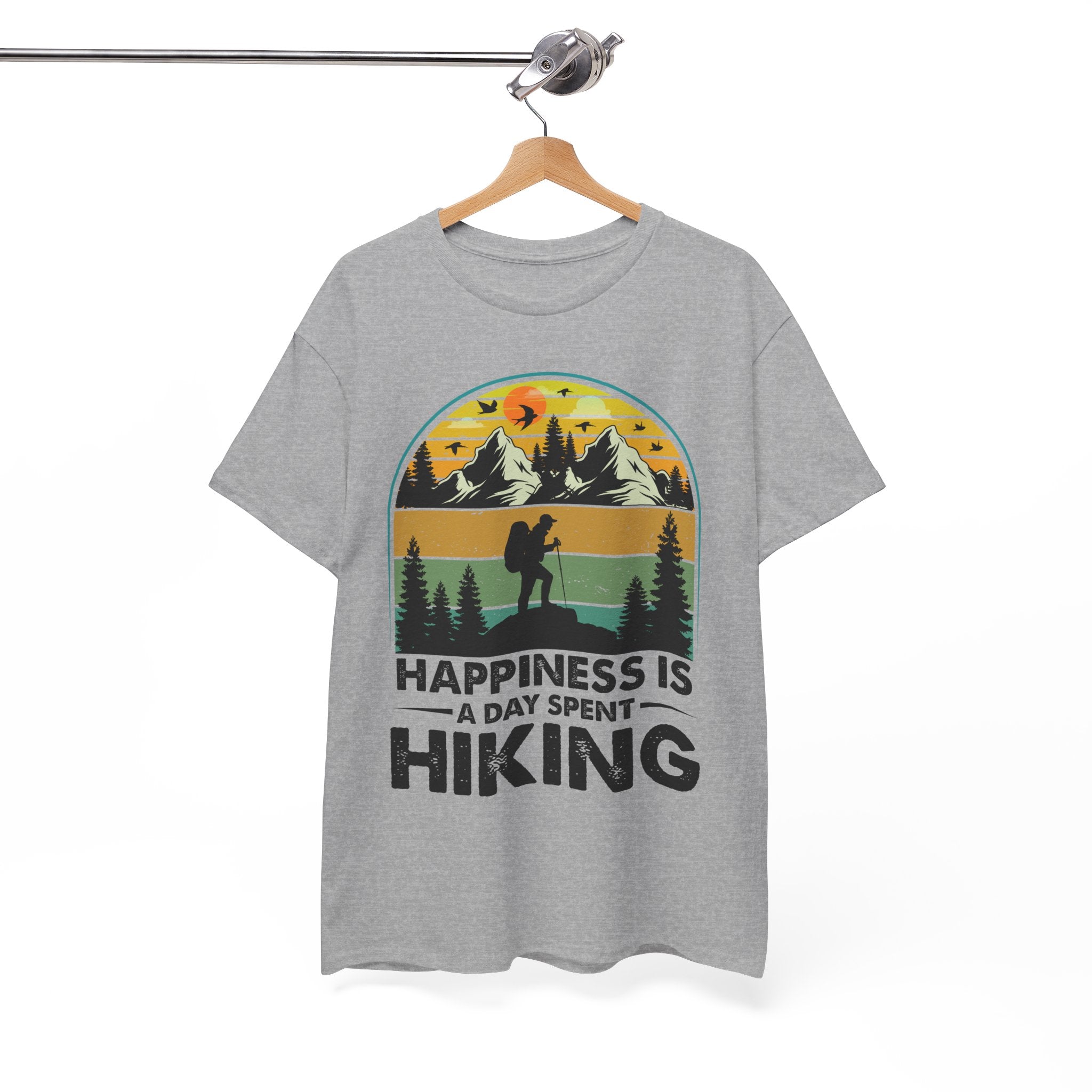 Vintage Hiker Sunset Mountain Tee