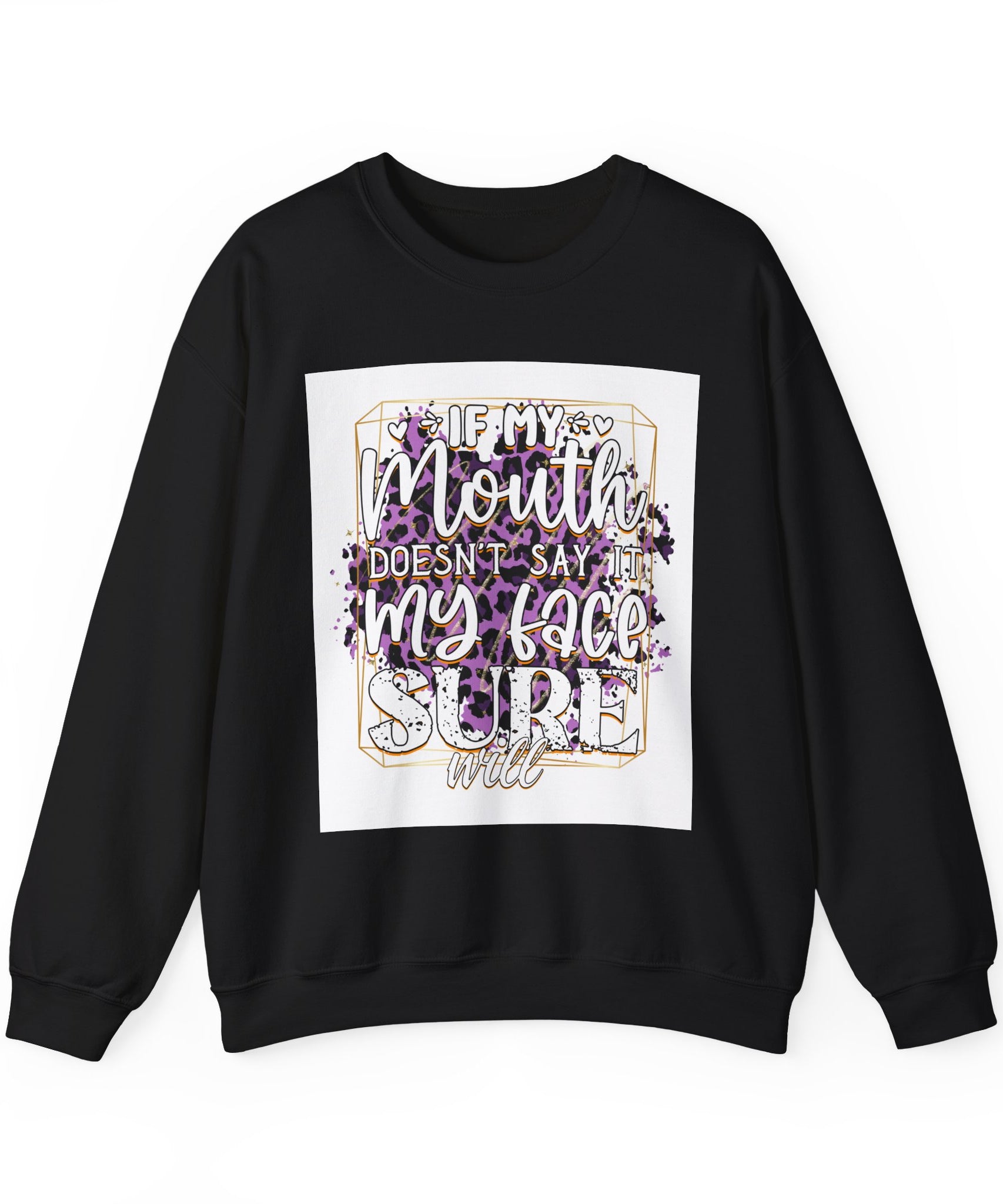 Expressive Crewneck Sweatshirt - Casual Humor Apparel, Gift for Friends, Family