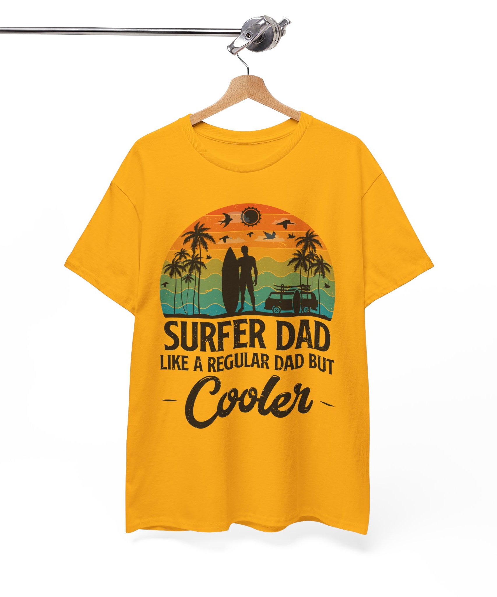 Vintage Surf Van & Palm Tree T-Shirt | Gallory Hive