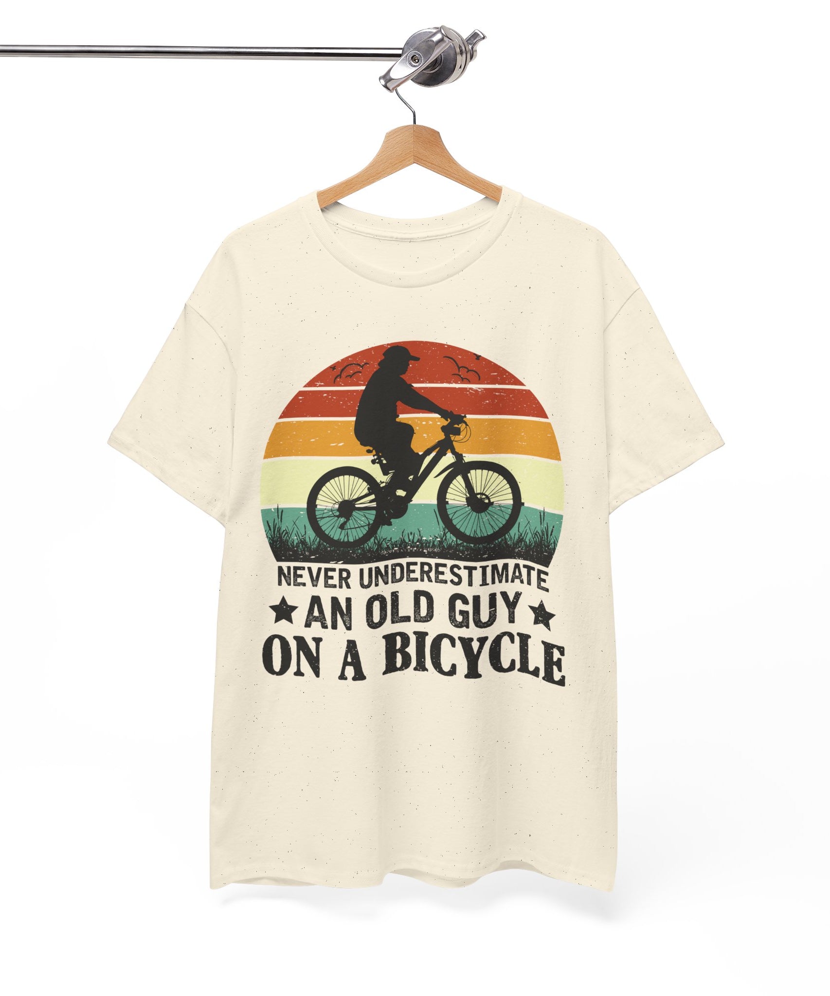 Retro Old Guy On Bicycle Shirt | Gallory Hive