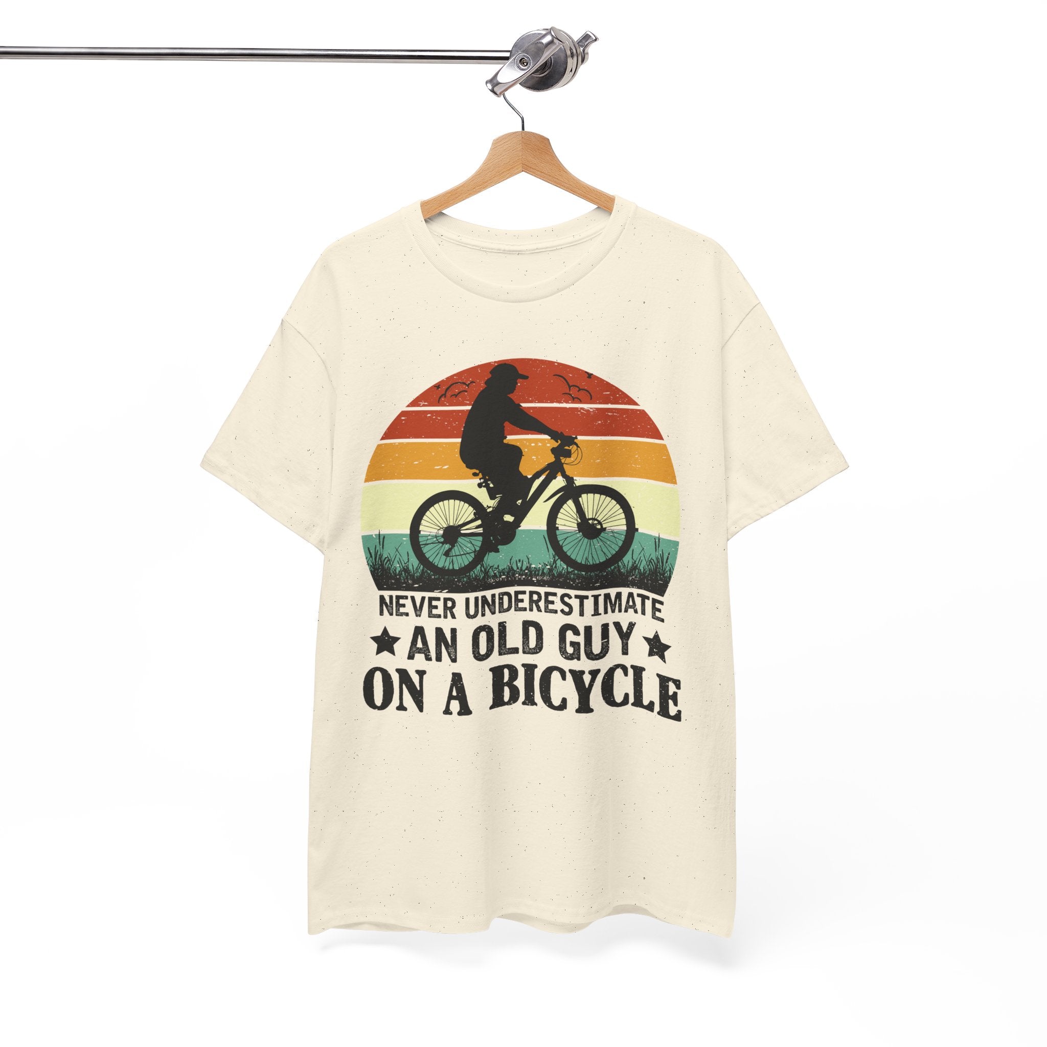 Retro Old Guy On Bicycle Shirt | Gallory Hive