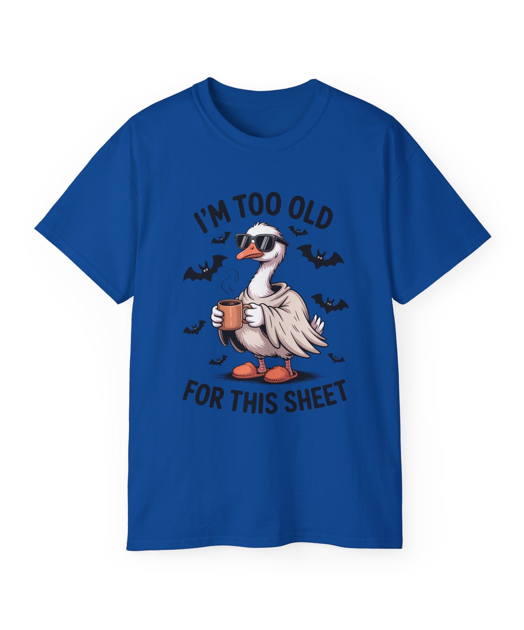 Funny Goose T-Shirt - Halloween Sheet Pun Tee