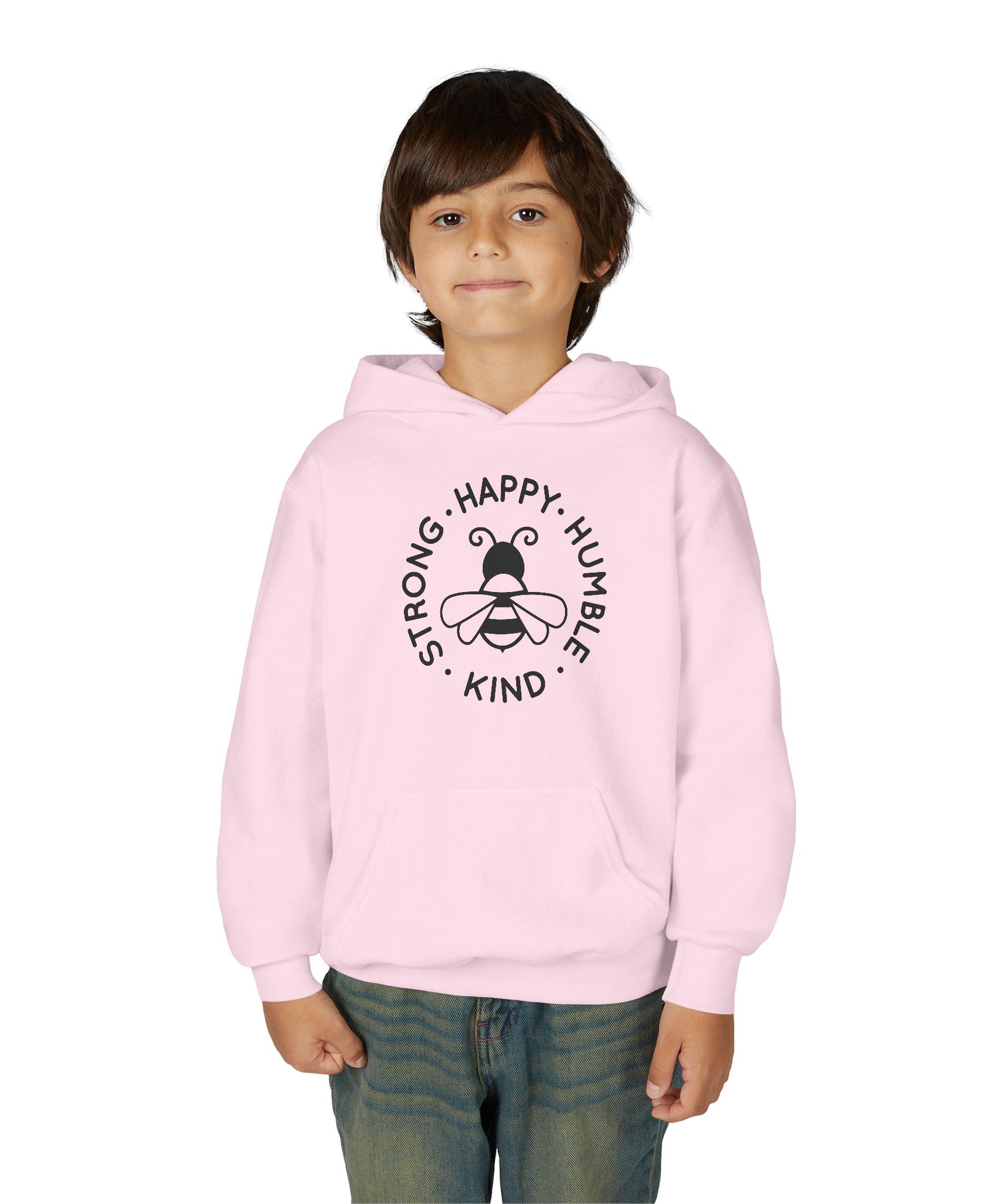 Unisex Kid's "Strong Happy Humble Kind" Hoodie
