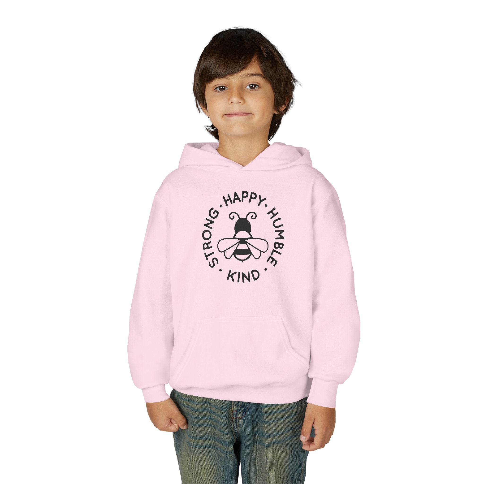 Unisex Kid's "Strong Happy Humble Kind" Hoodie