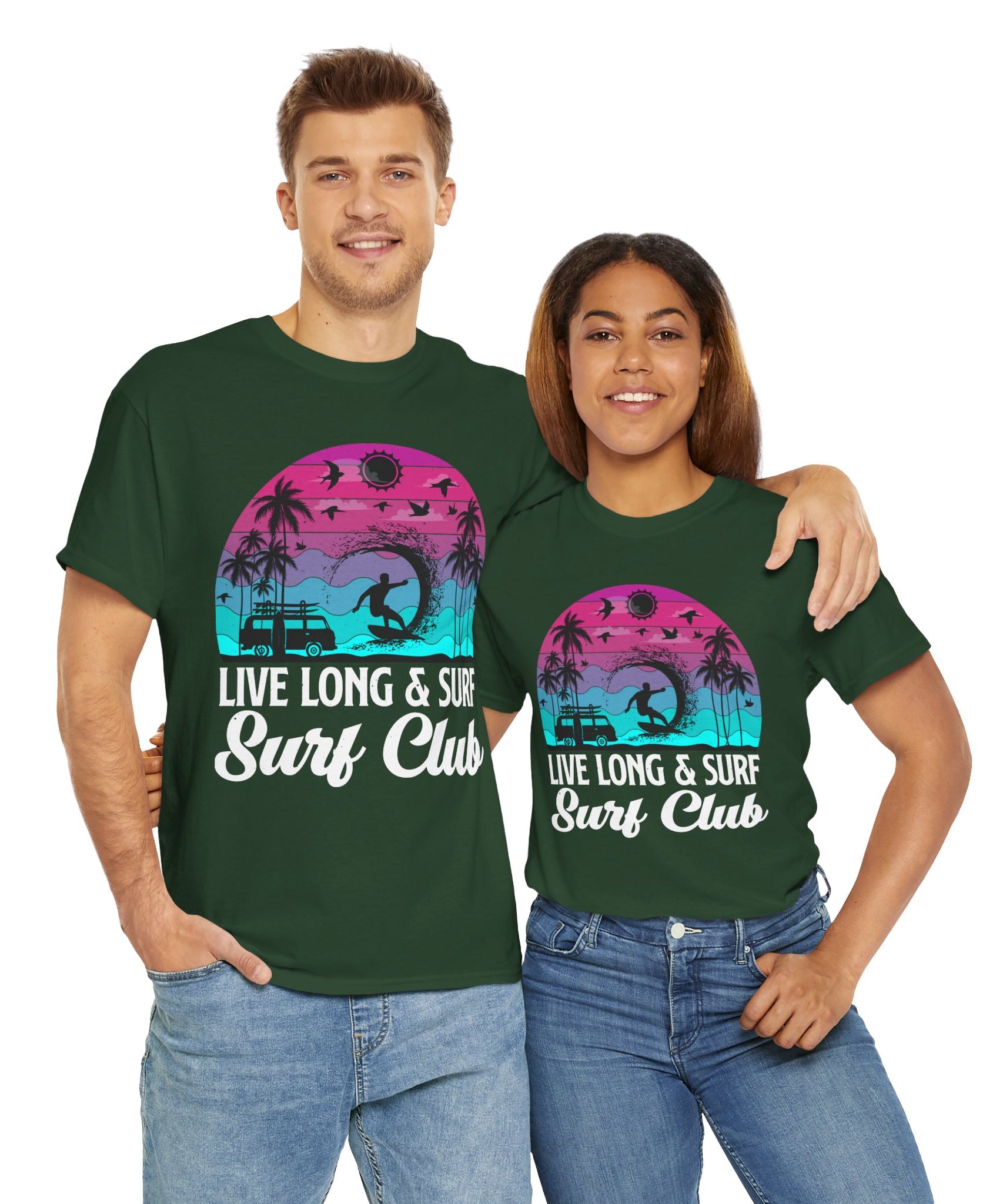 Surf Club Beach Sunset T-Shirt