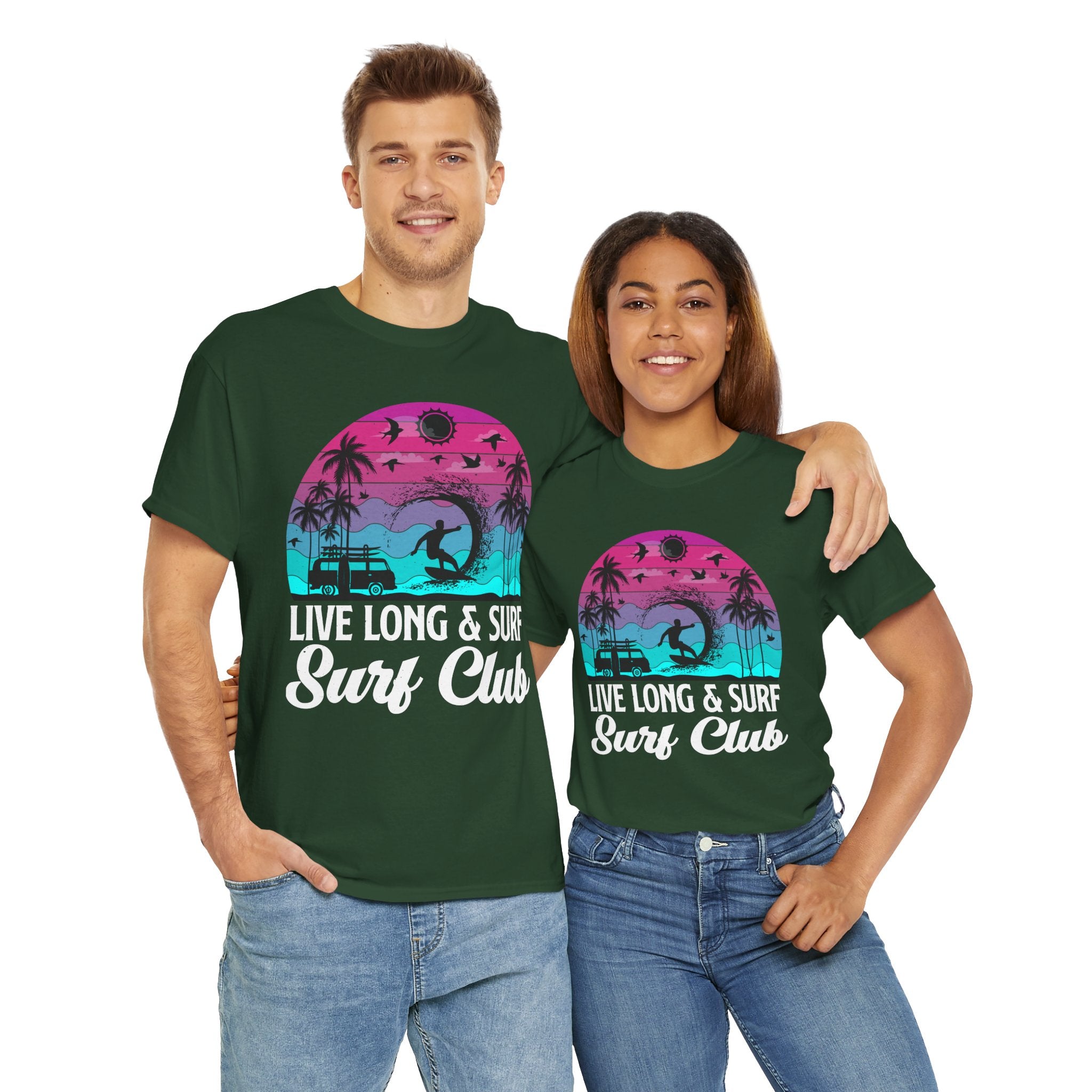 Surf Club Beach Sunset T-Shirt