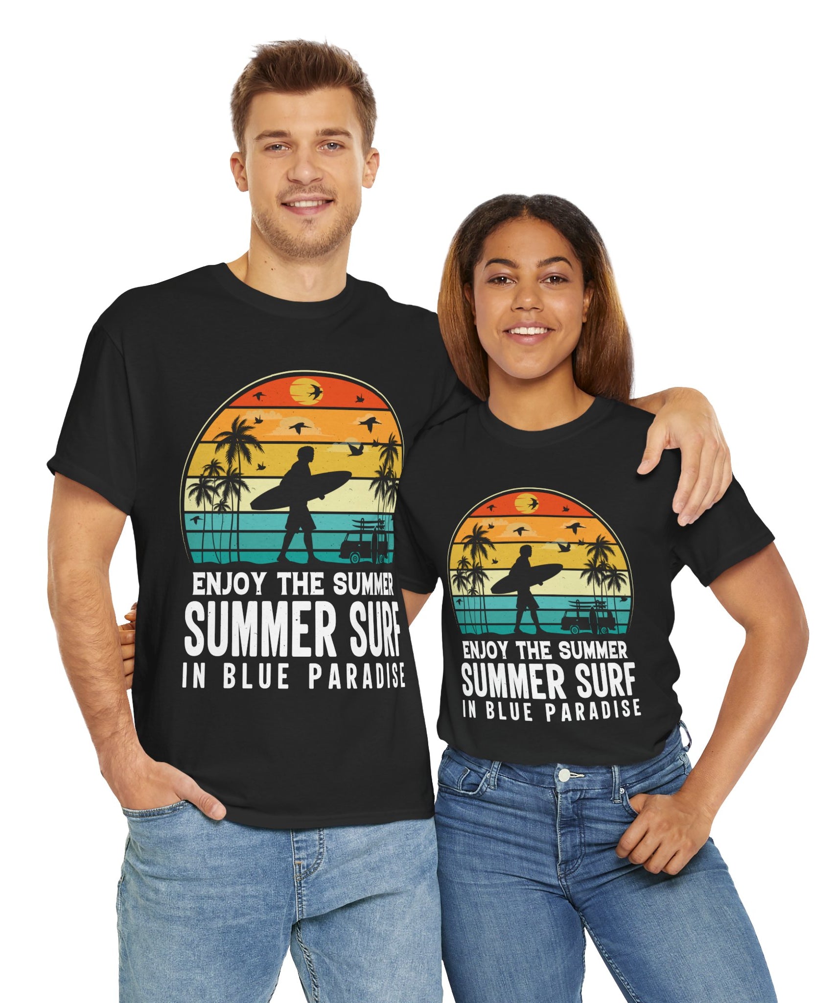 Summer Surf Van Sunset Shirt