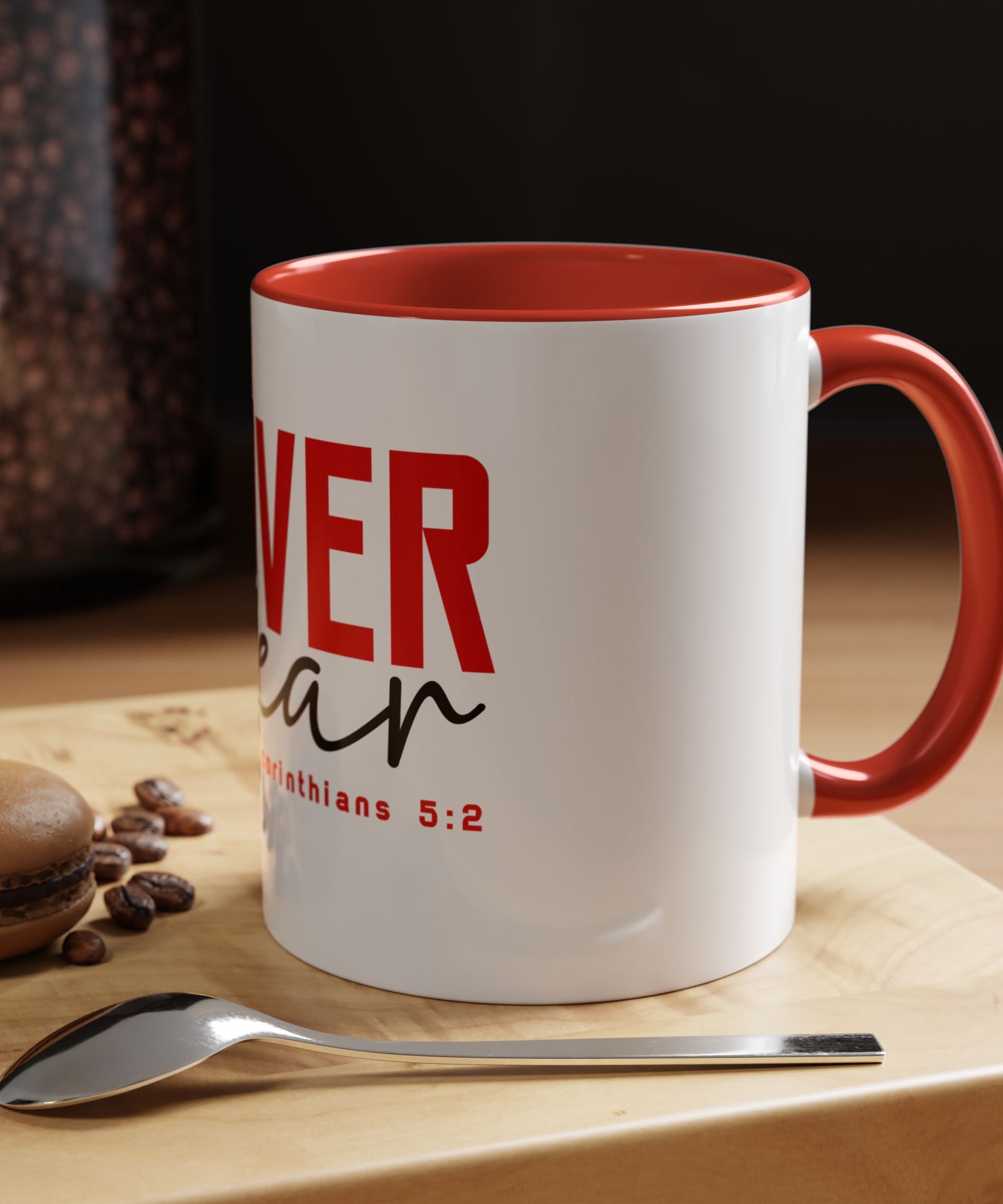Faith Scripture Accent Coffee Mug | Gallory Hive