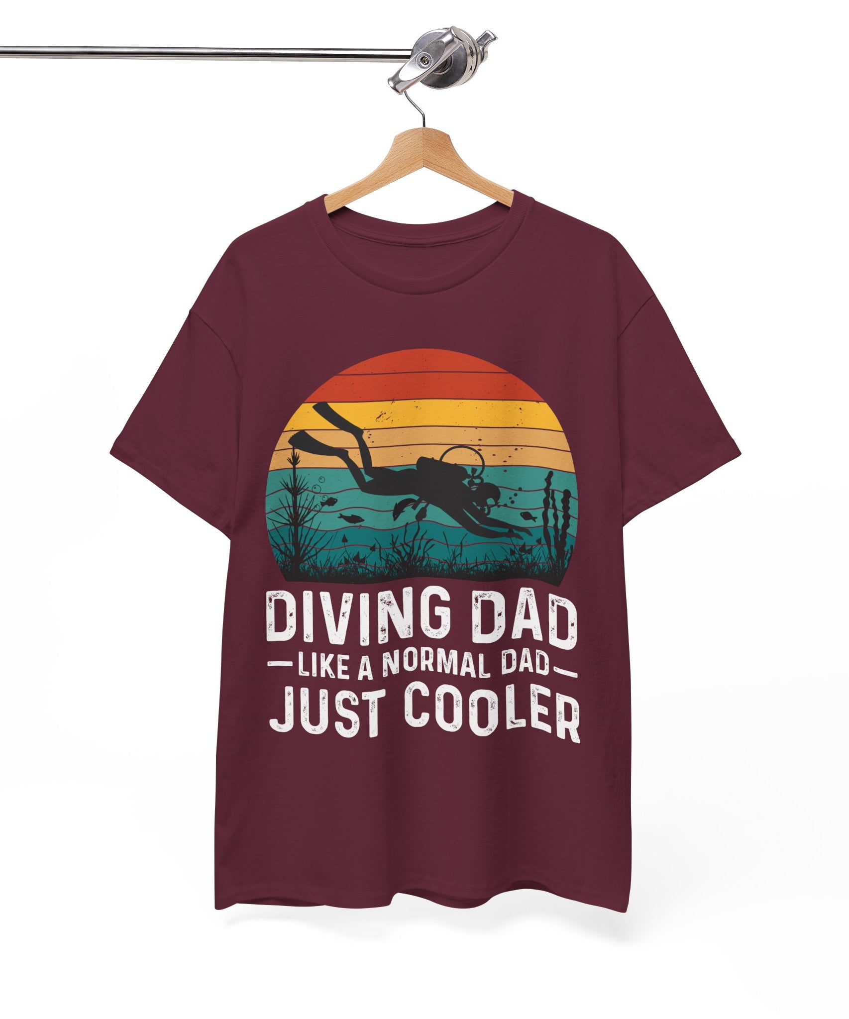 Diving Dad T-Shirt - Retro Scuba Design | Gallory Hive