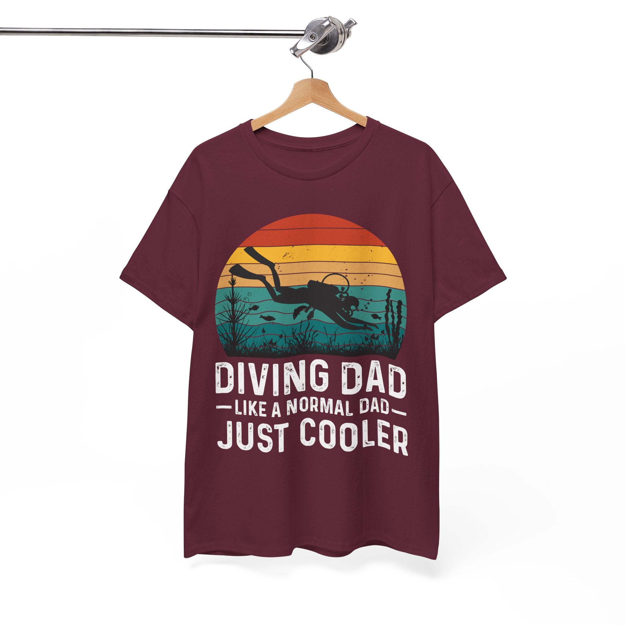 Diving Dad T-Shirt - Retro Scuba Design | Gallory Hive