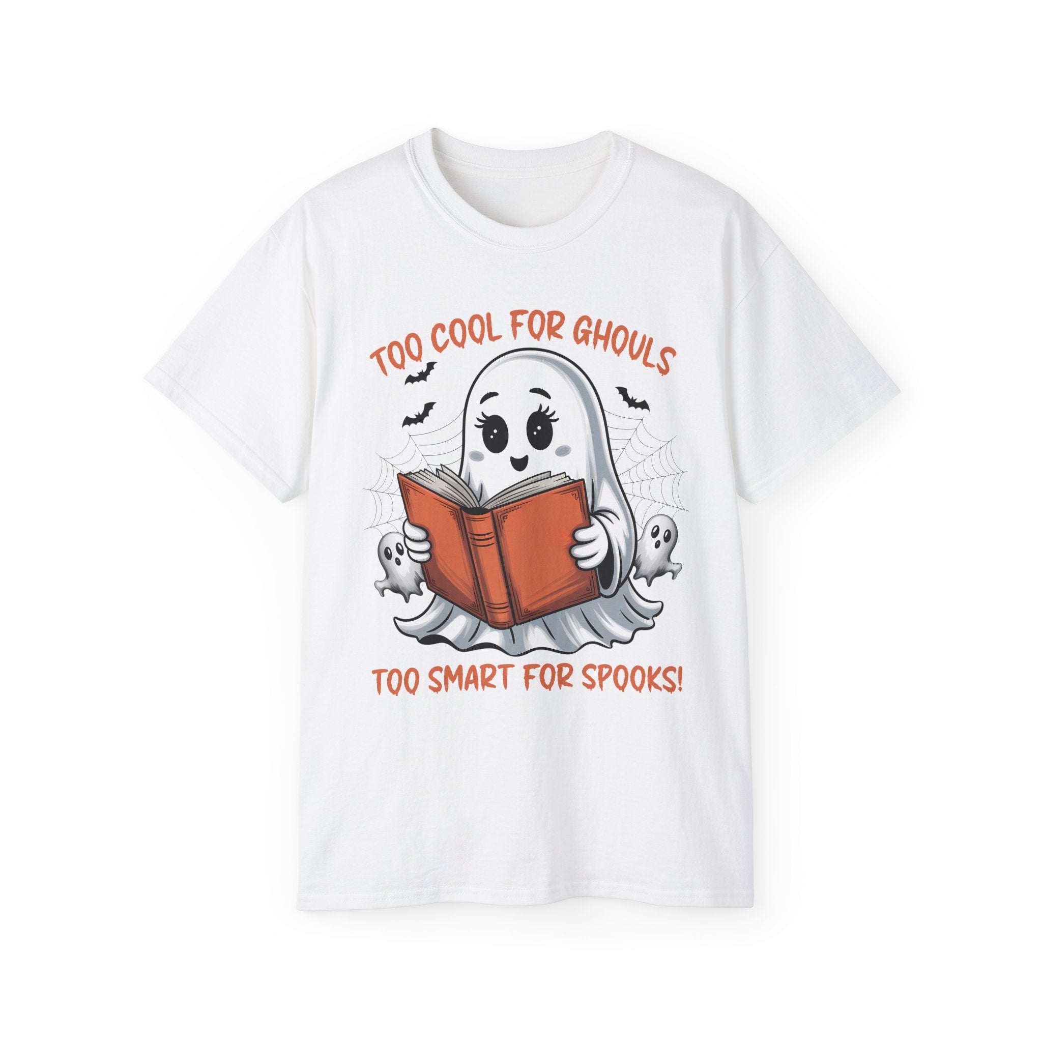 Cute Ghost Book T-Shirt Halloween | Gallory Hive