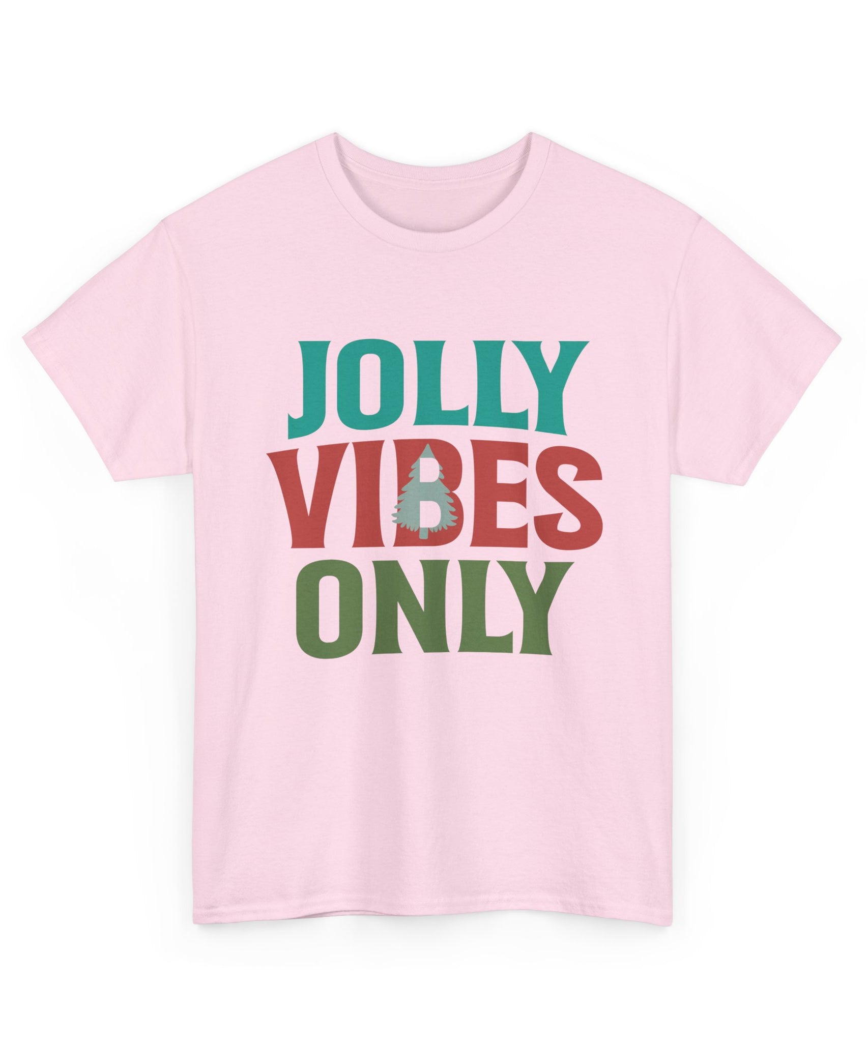 Festive Jolly Vibes Christmas T-Shirt | Gallory Hive
