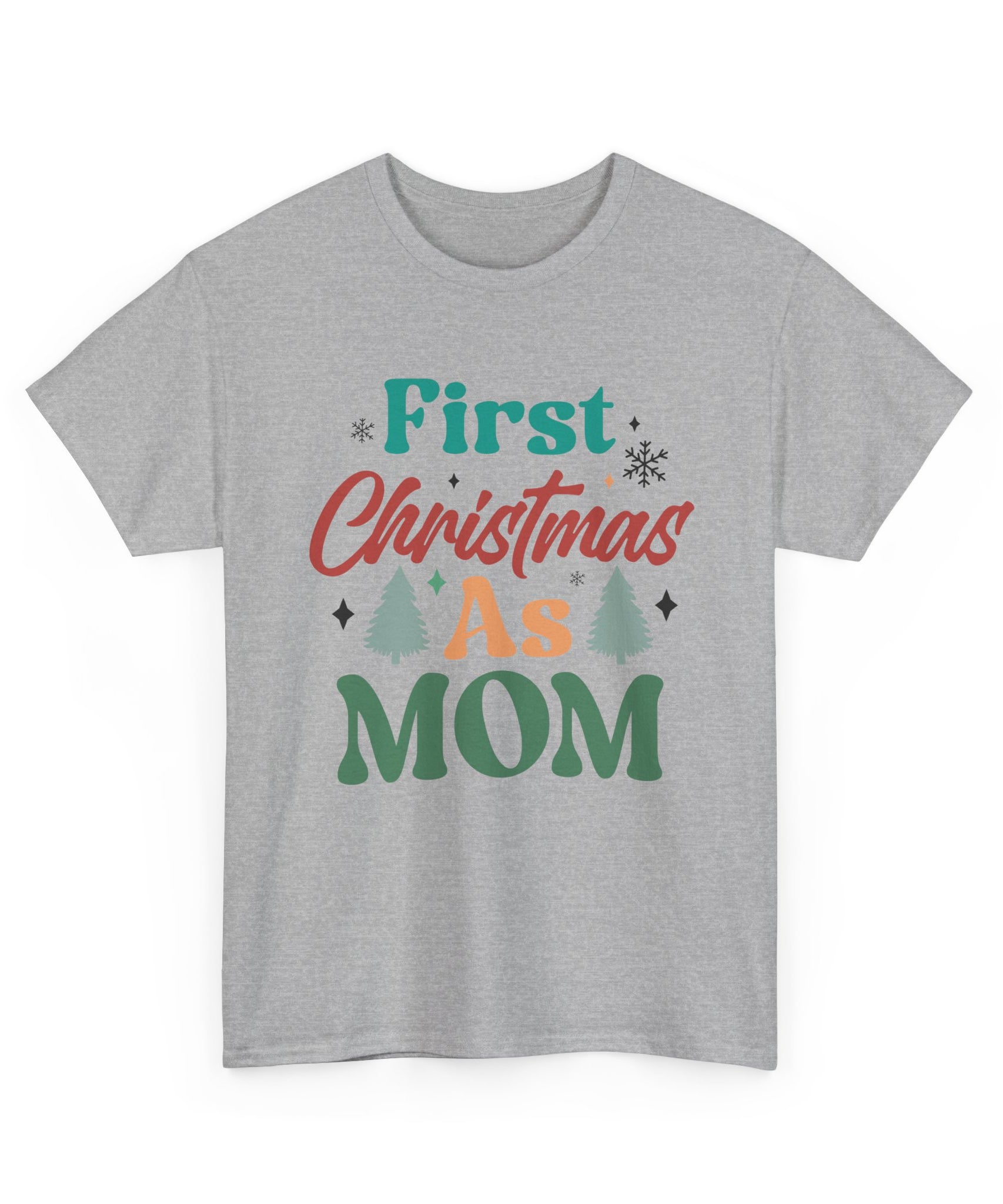 First Christmas as Mom T-Shirt | Gallory Hive