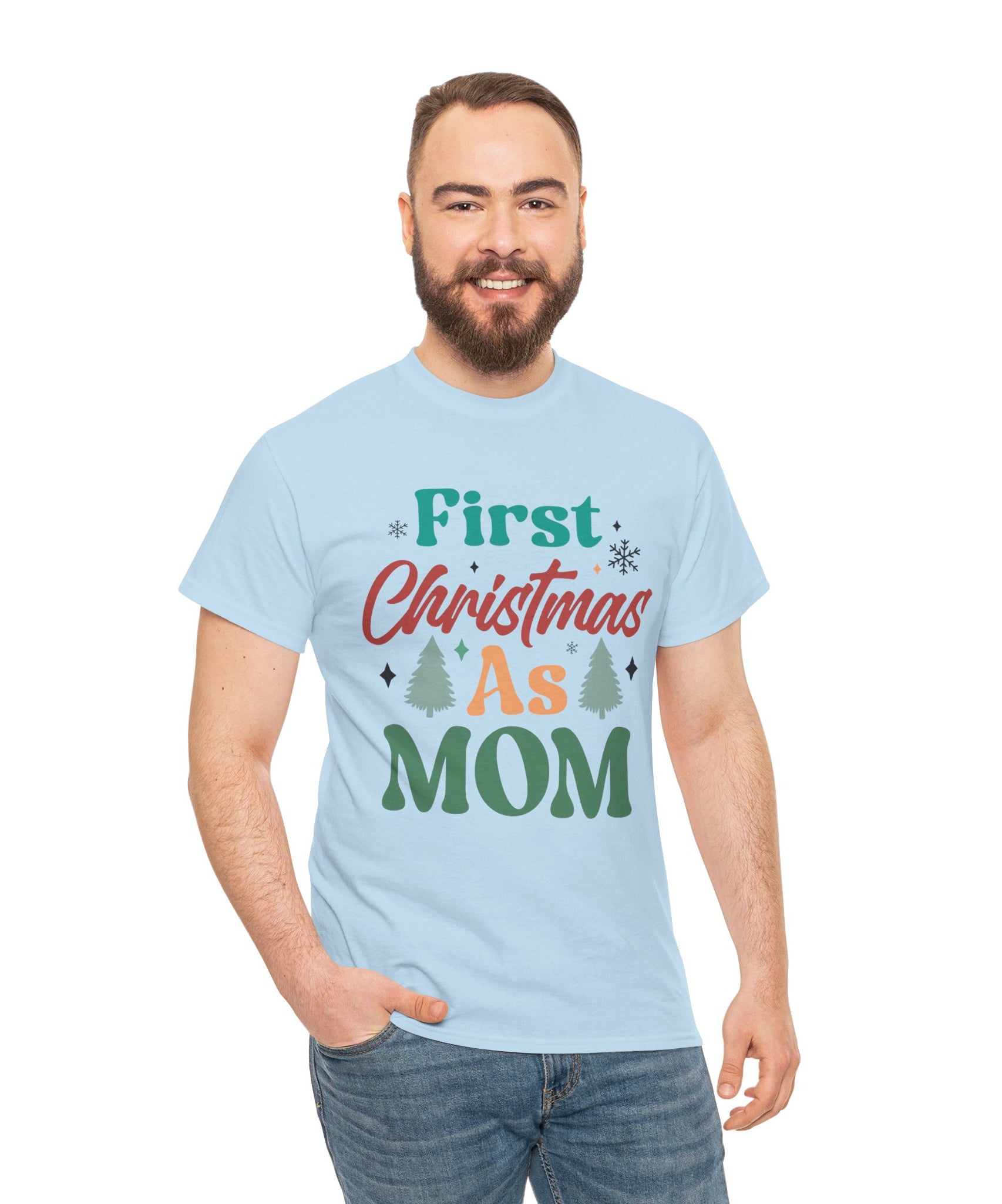First Christmas as Mom T-Shirt | Gallory Hive