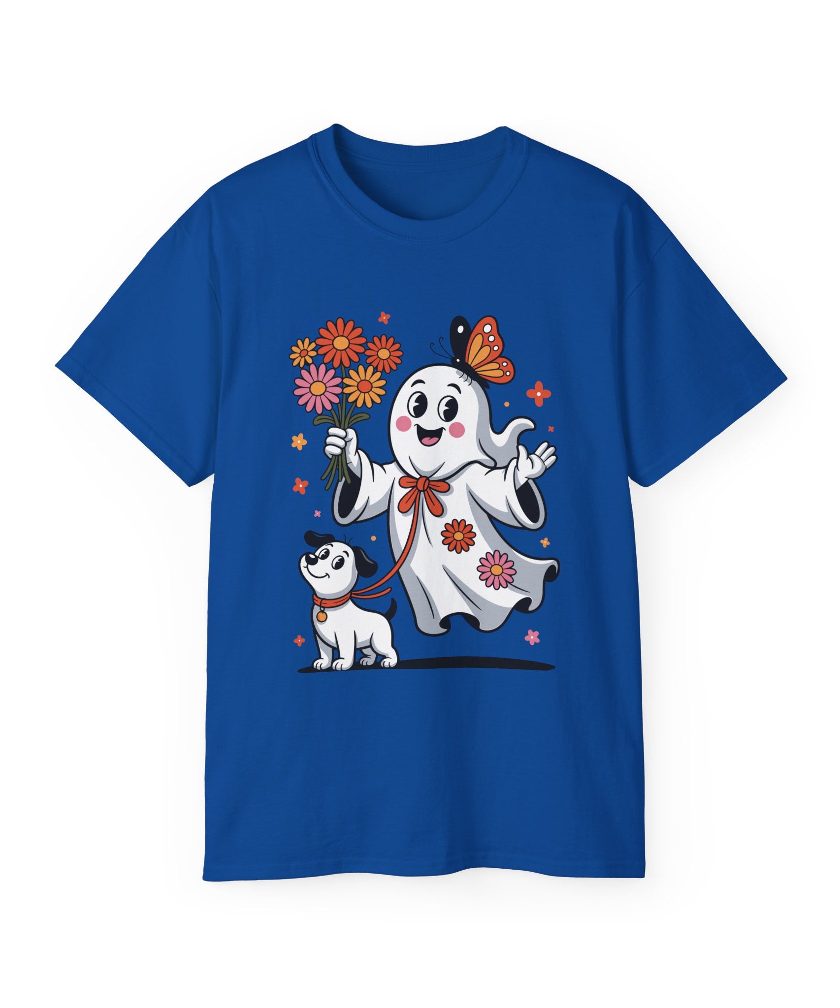 Halloween Ghost Dog Tee - Adorable Design