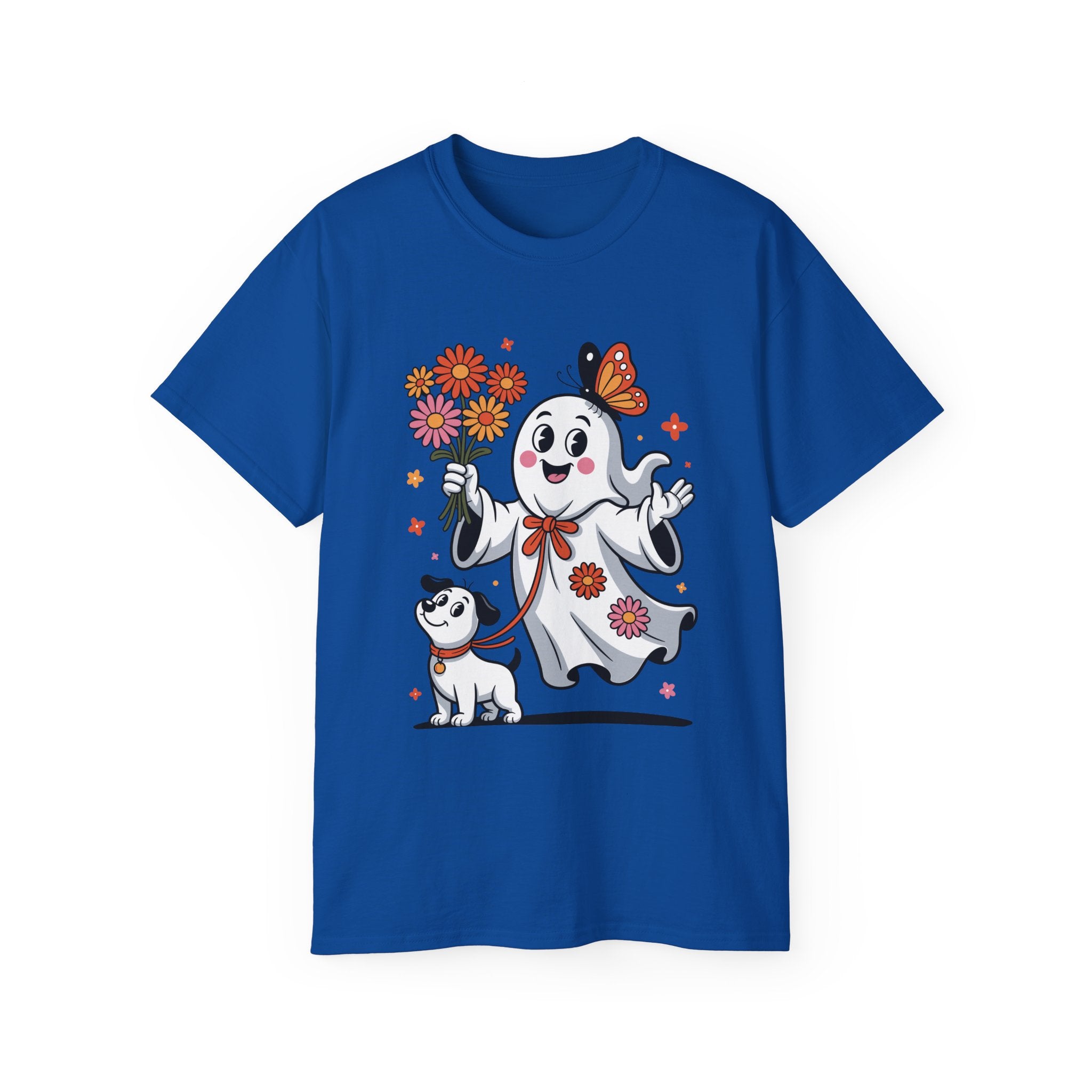 Halloween Ghost Dog Tee - Adorable Design