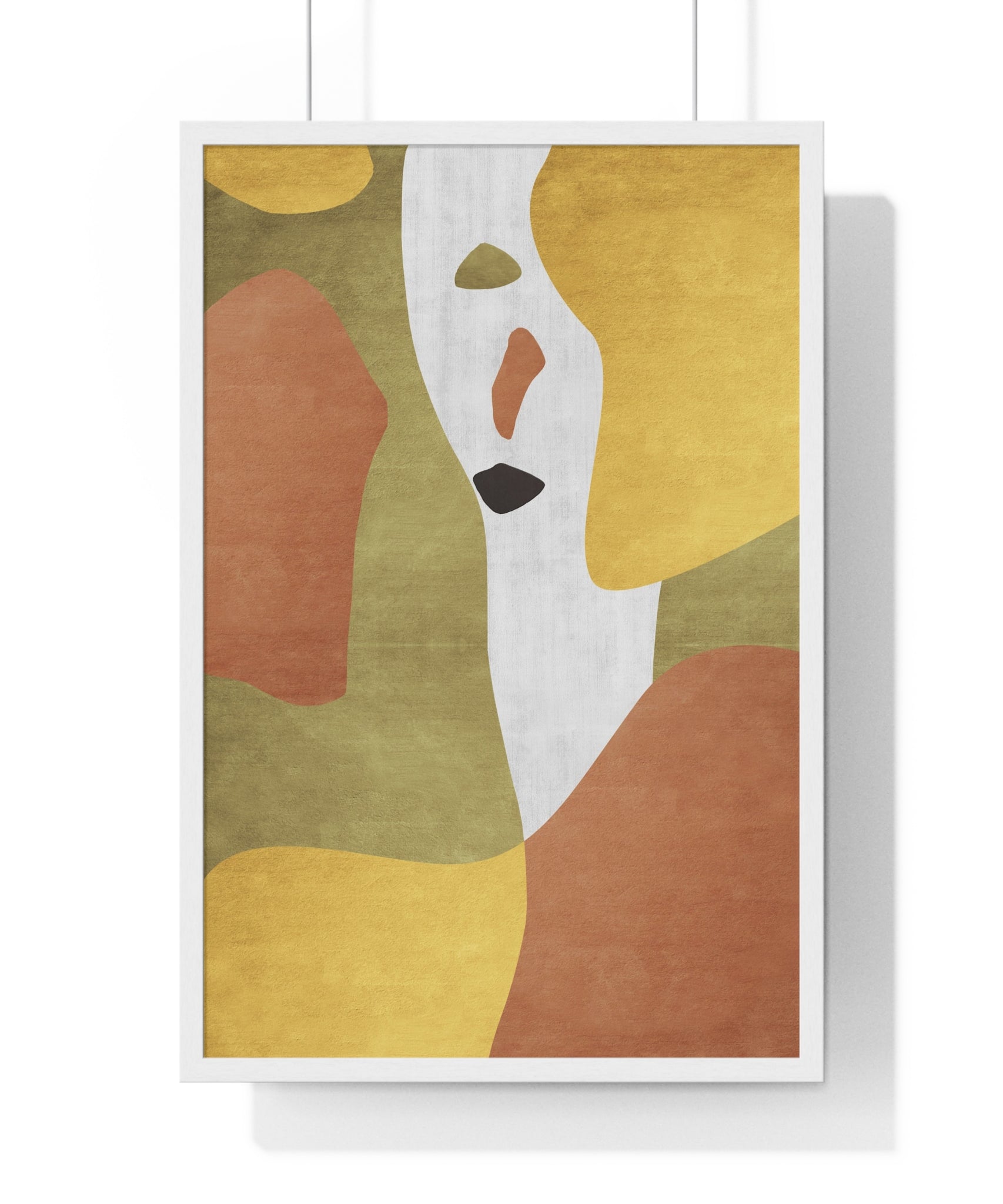 Abstract Carpet Texture Art – Wooden Framed Print