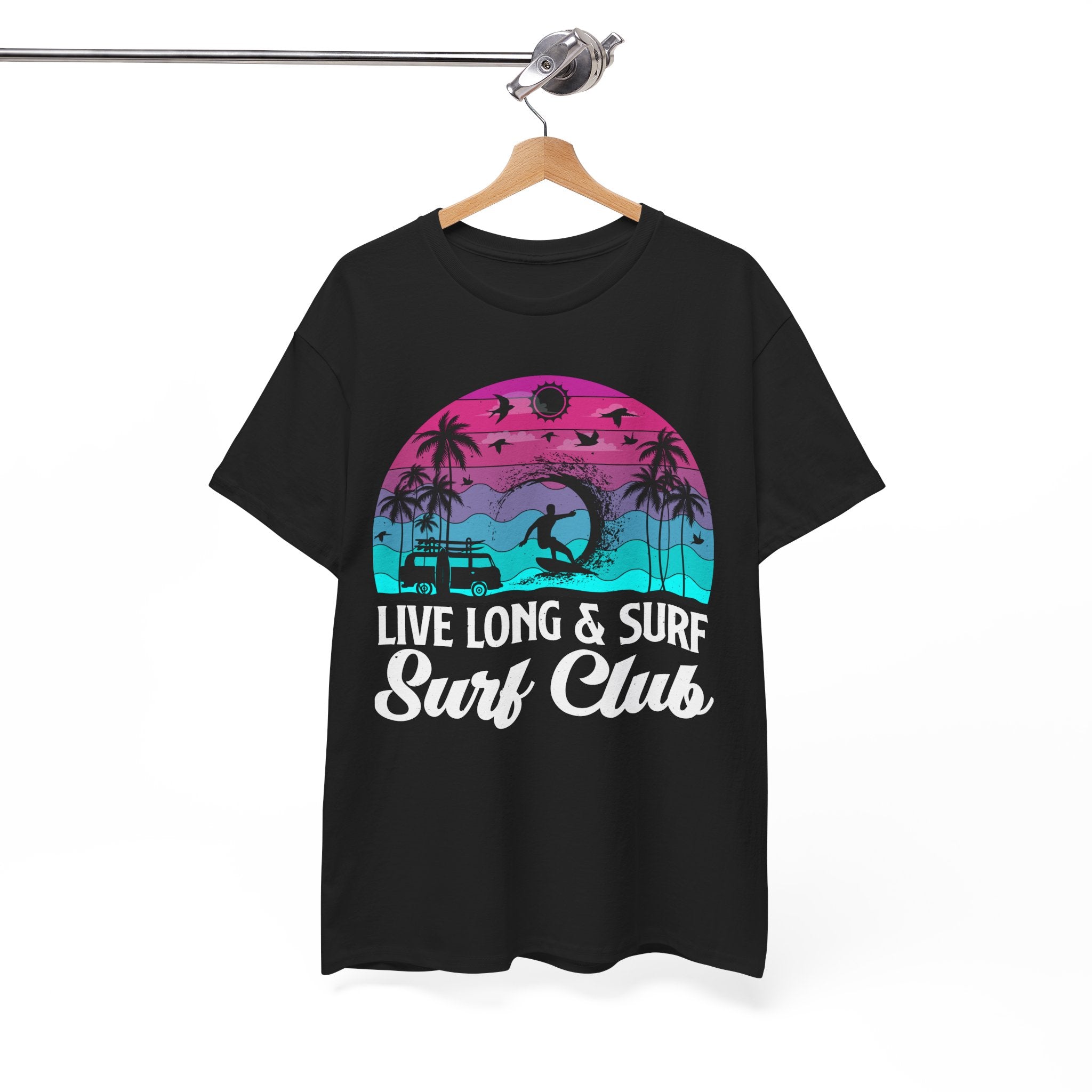 Surf Club Beach Sunset T-Shirt | Gallory Hive