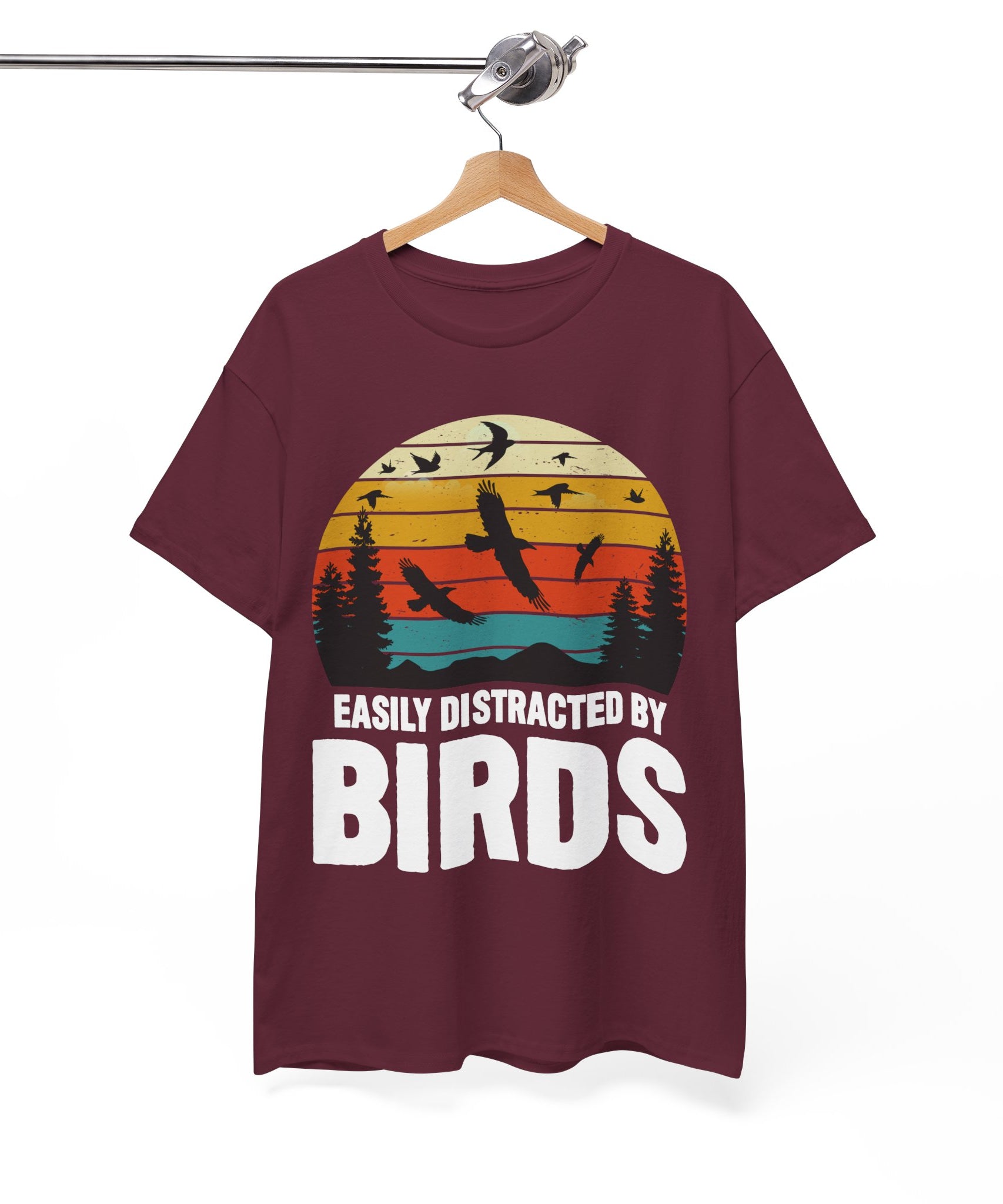 Retro Birds Lover Tee - Distracted Design | Gallory Hive