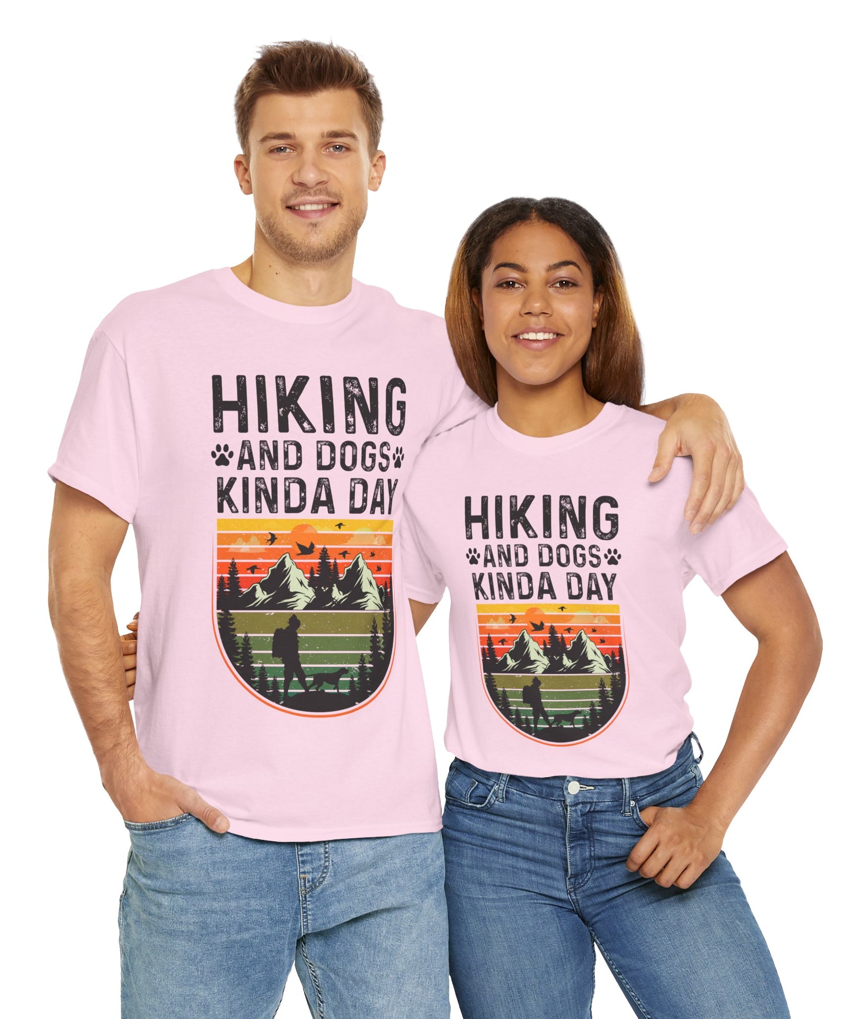 Hiking Buddy Sunset Graphic Tee