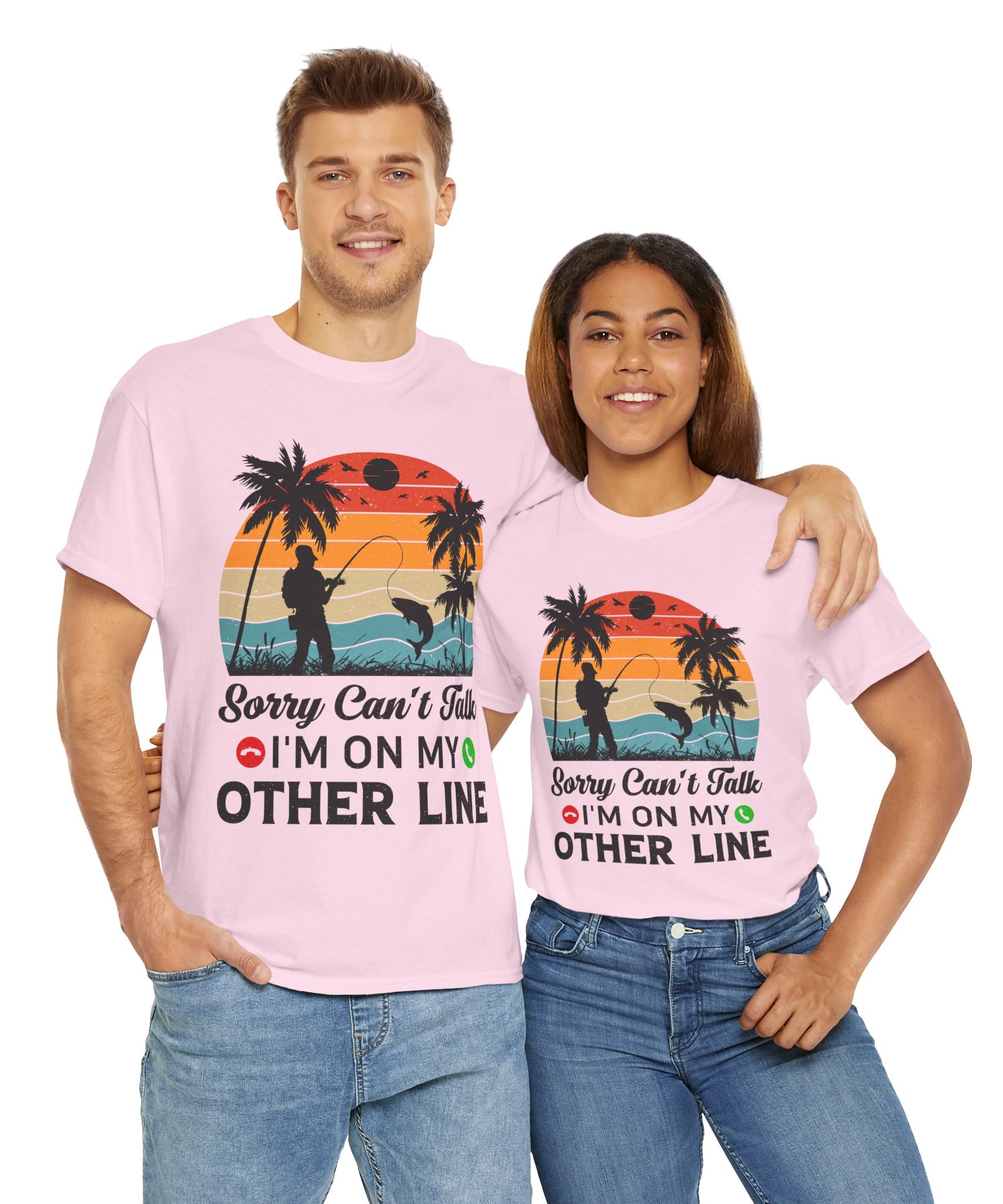 Funny Fishing T-Shirt – On My Other Line