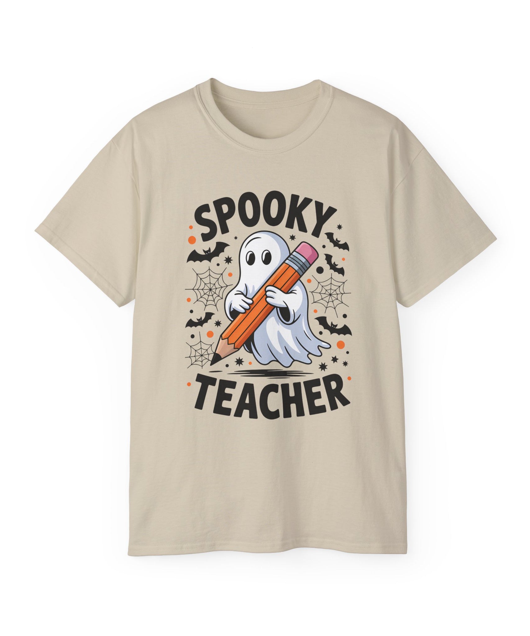 Spooky Teacher Ghost T-Shirt - Halloween Tee