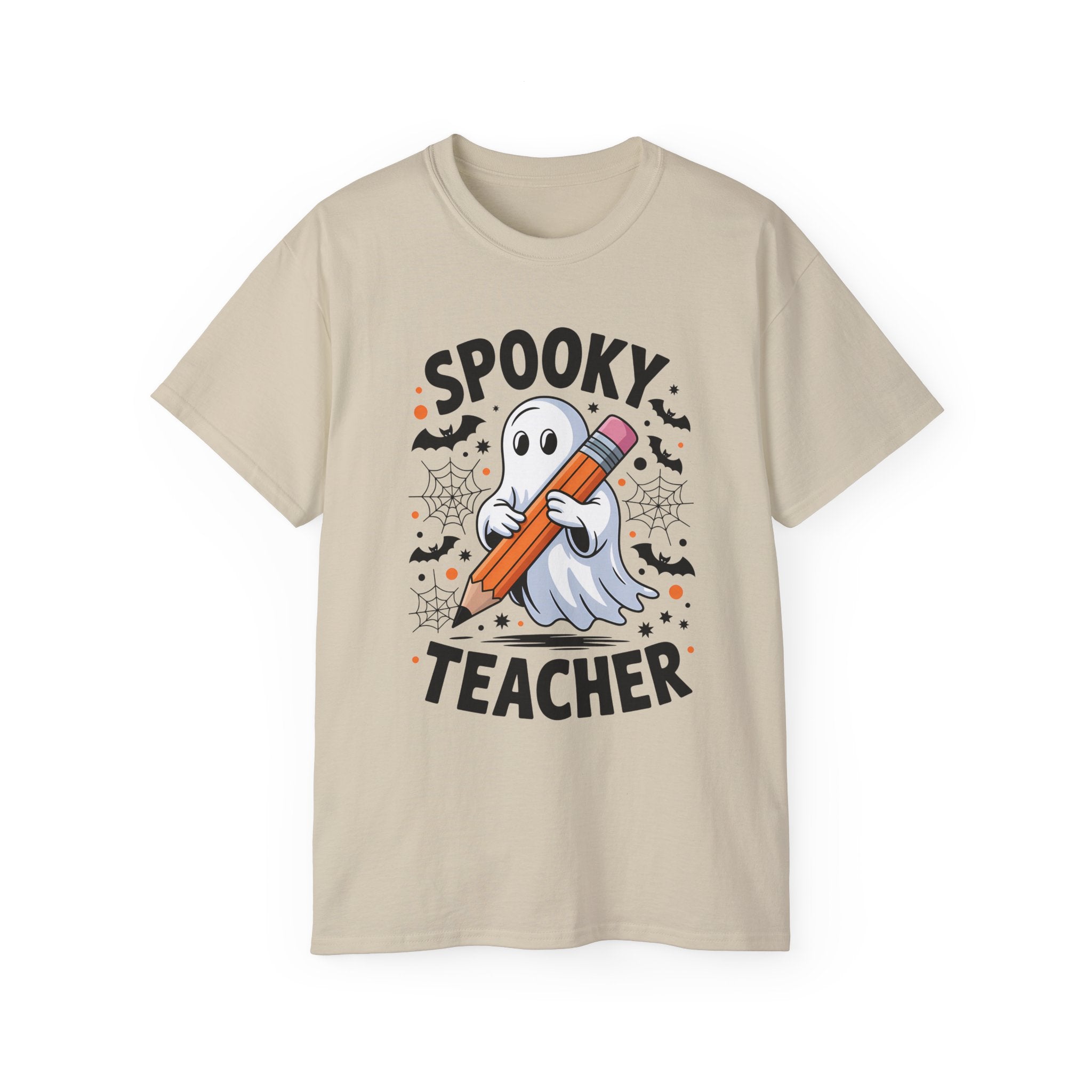 Spooky Teacher Ghost T-Shirt - Halloween Tee