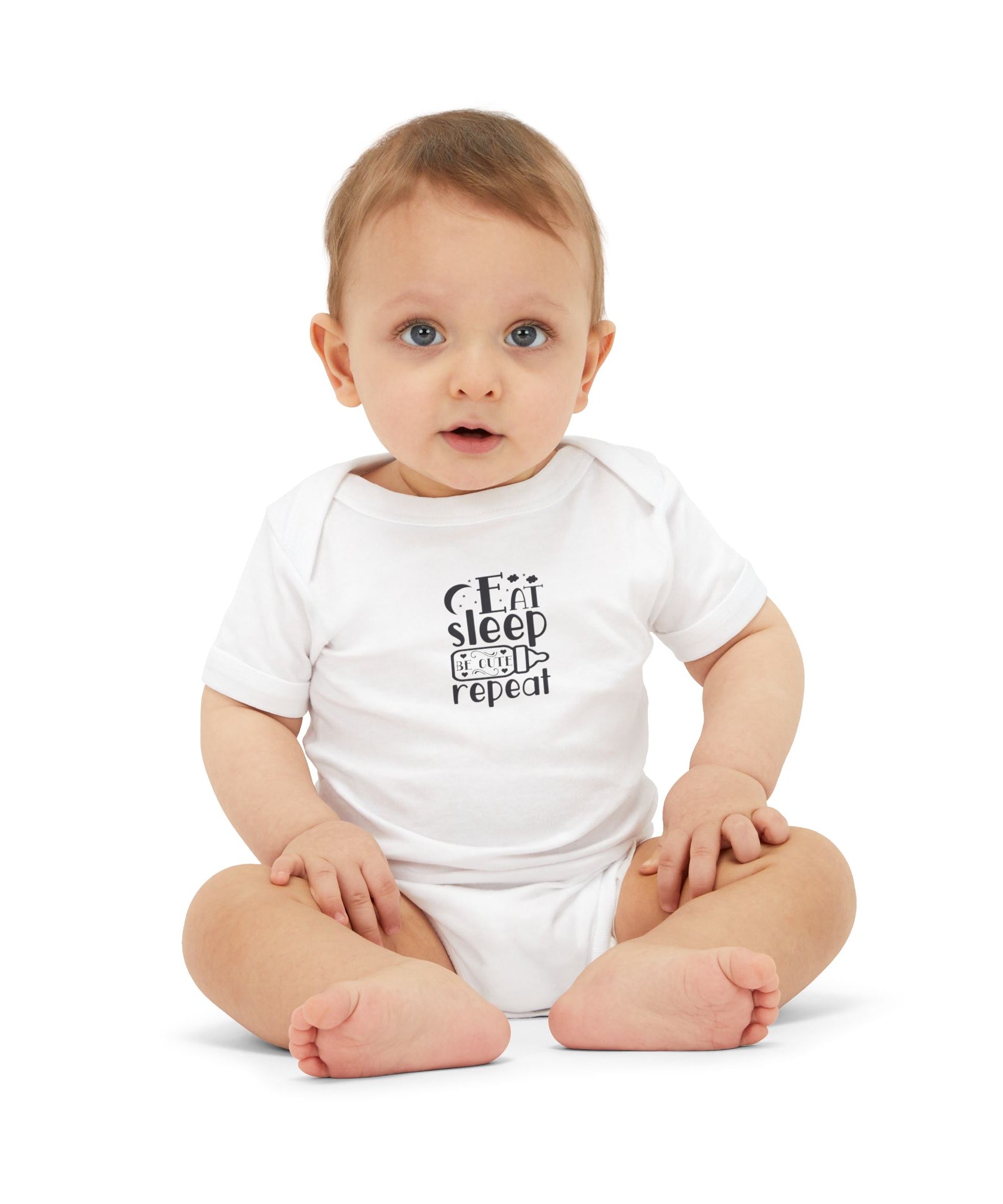 Cute Baby Onesie – Eat Sleep Repeat Outfit | Gallory Hive
