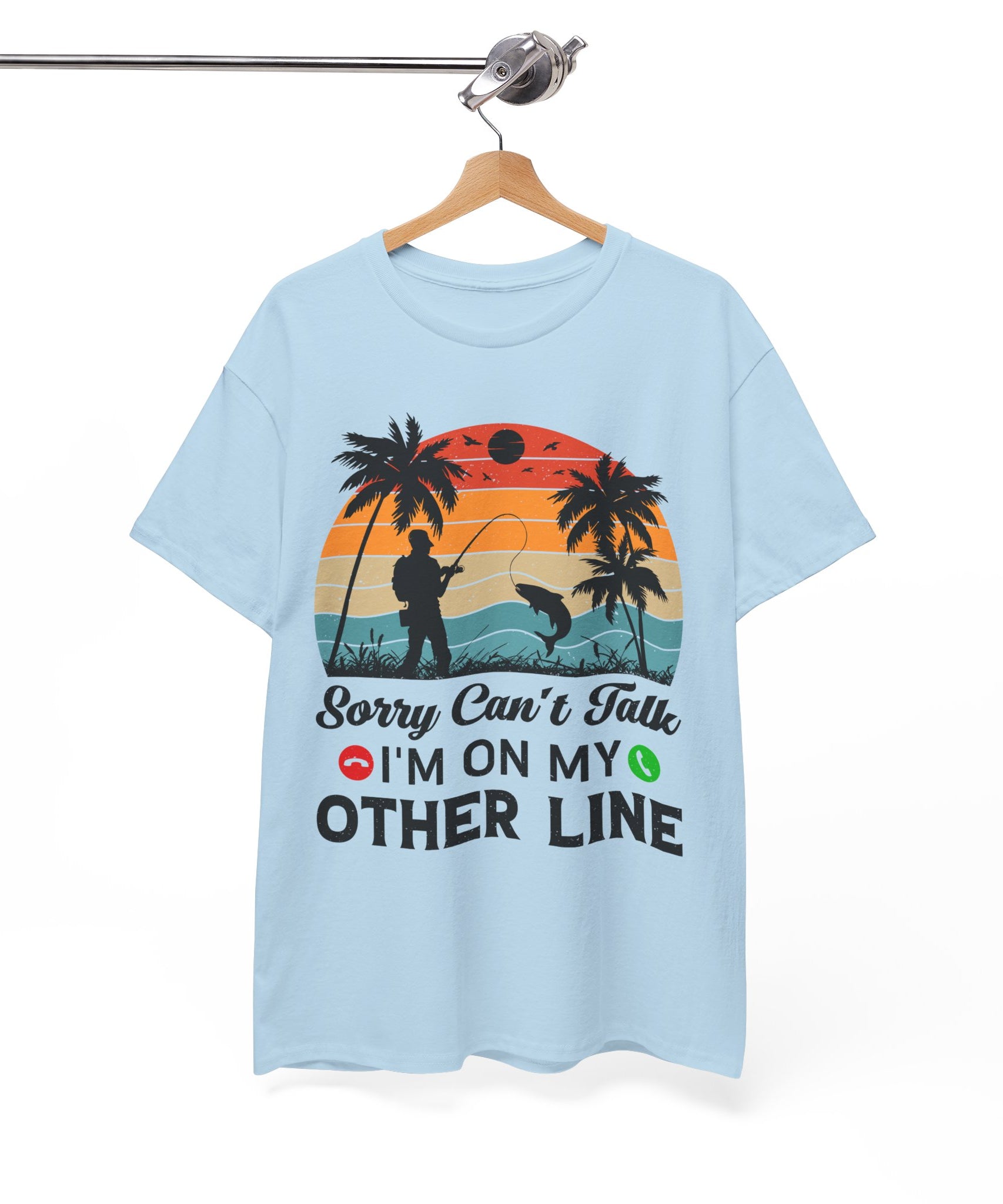 Funny Fishing T-Shirt – On My Other Line