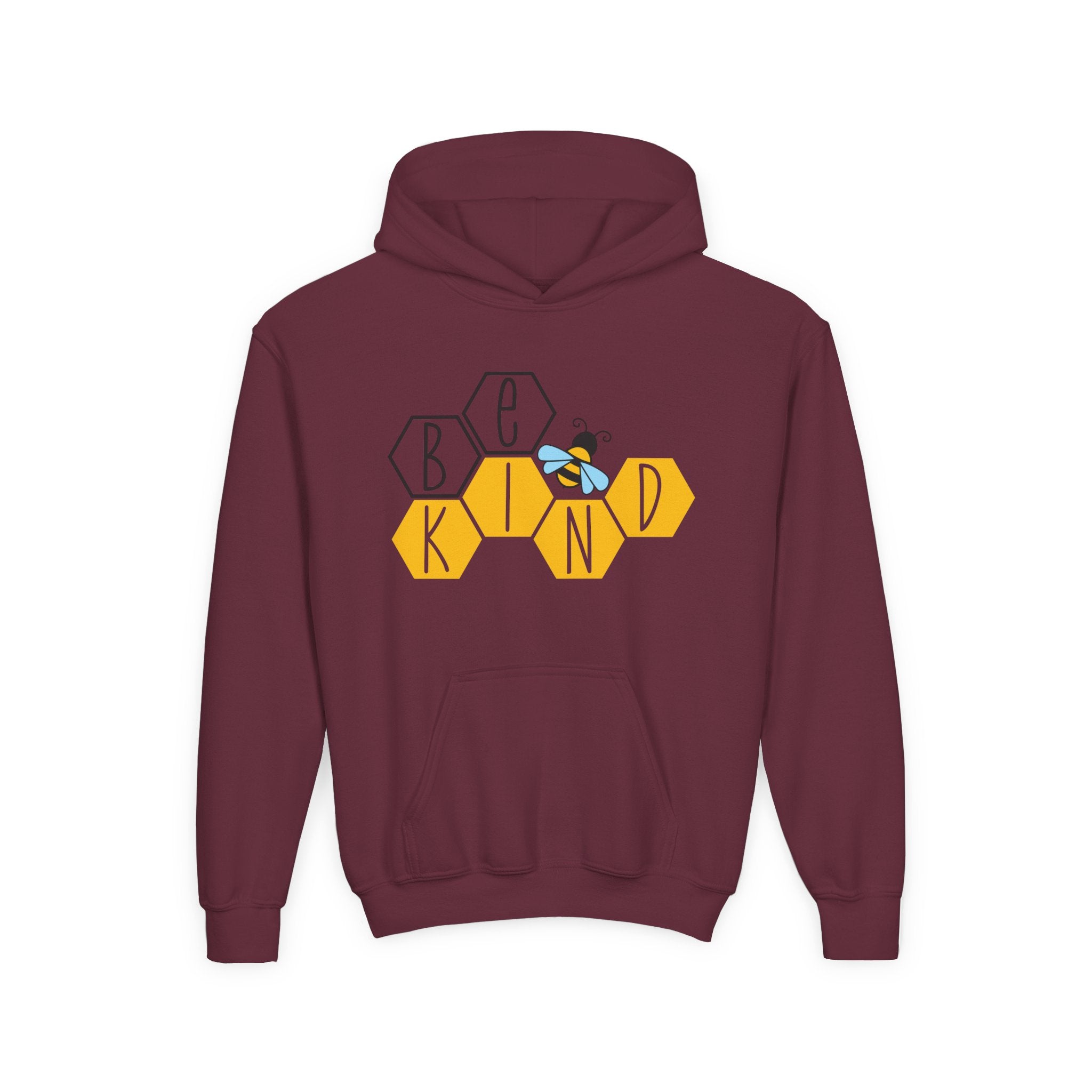 Unisex Kids Hoodie – Bee Kind & Cozy | Gallory Hive