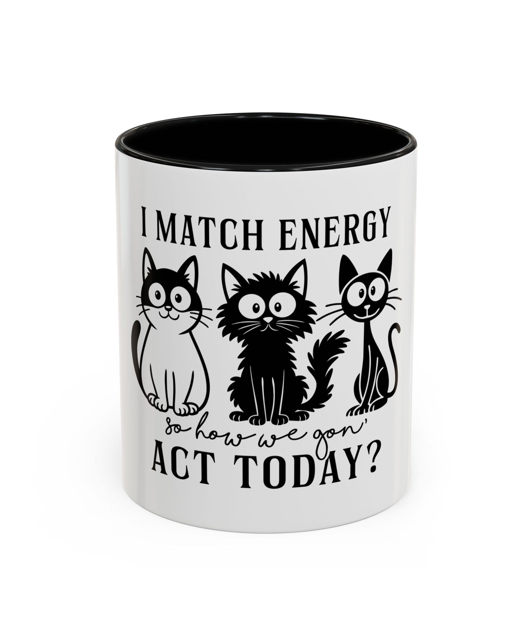 Quirky Cat Coffee Mug, Fun Kitty Mug for Cat Lovers, Gift for Pet Owners, Unique Cat-Themed Drinkware, Cute Cat Lover Present