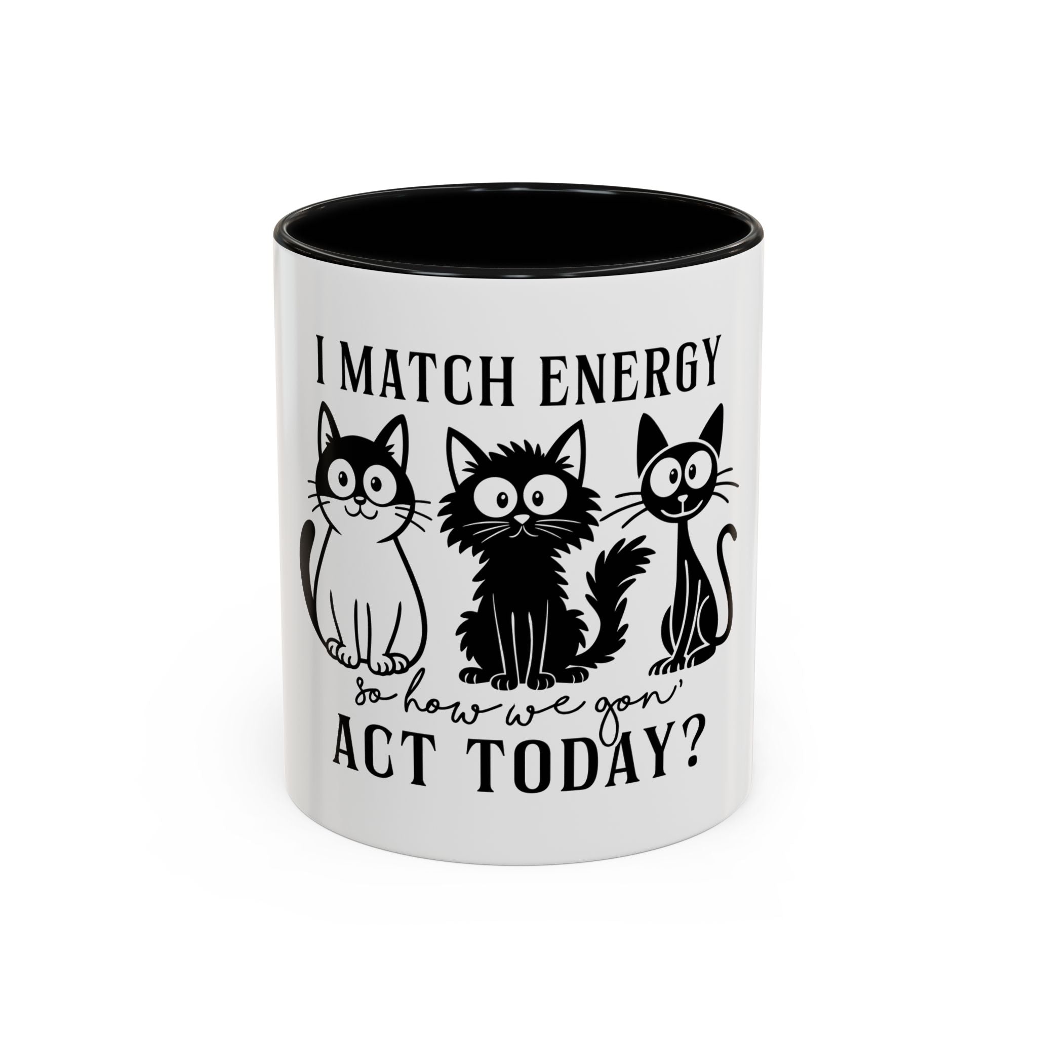 Quirky Cat Coffee Mug, Fun Kitty Mug for Cat Lovers, Gift for Pet Owners, Unique Cat-Themed Drinkware, Cute Cat Lover Present