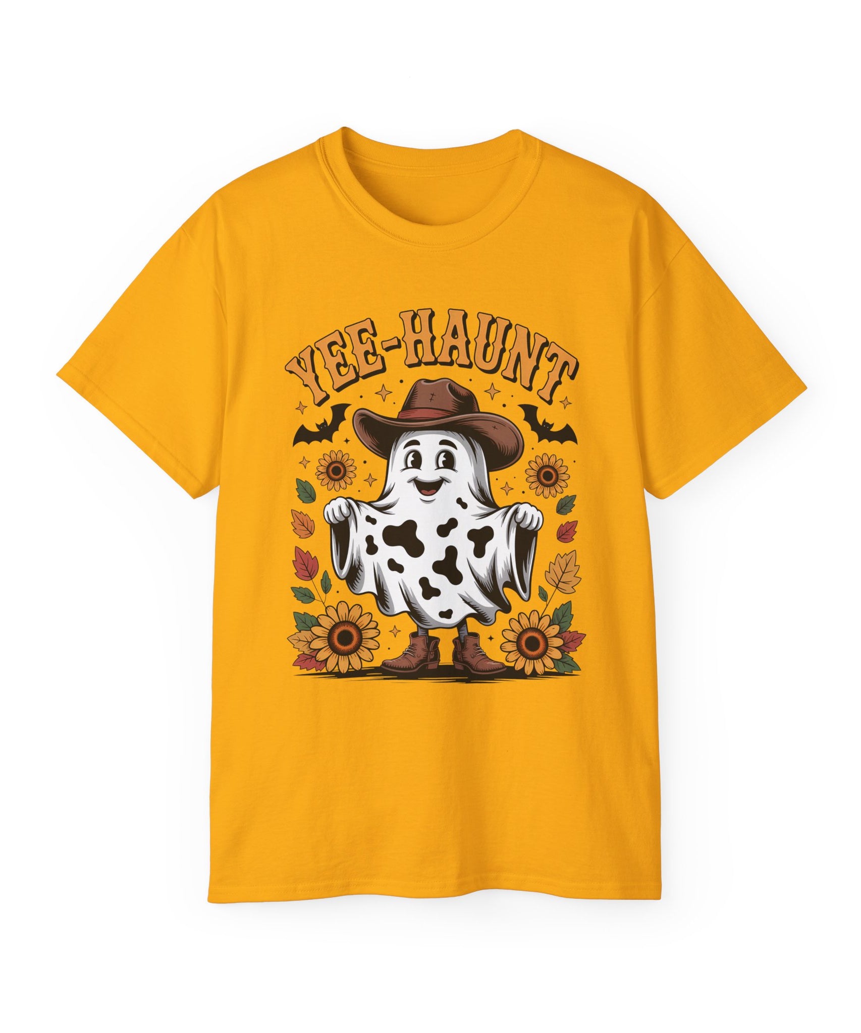 Spooky Style Cowboy Ghost T-Shirt | Gallory Hive