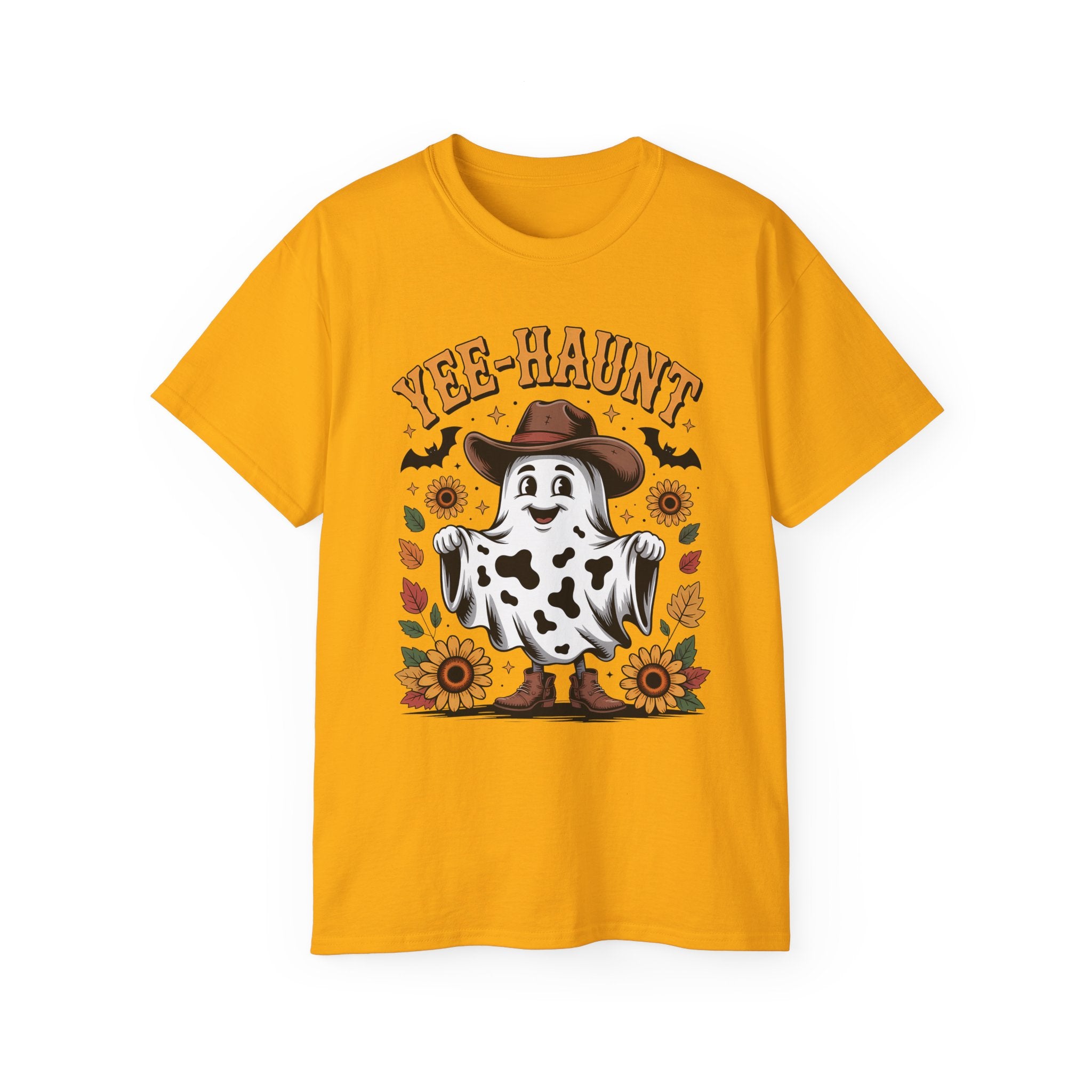 Spooky Style Cowboy Ghost T-Shirt | Gallory Hive
