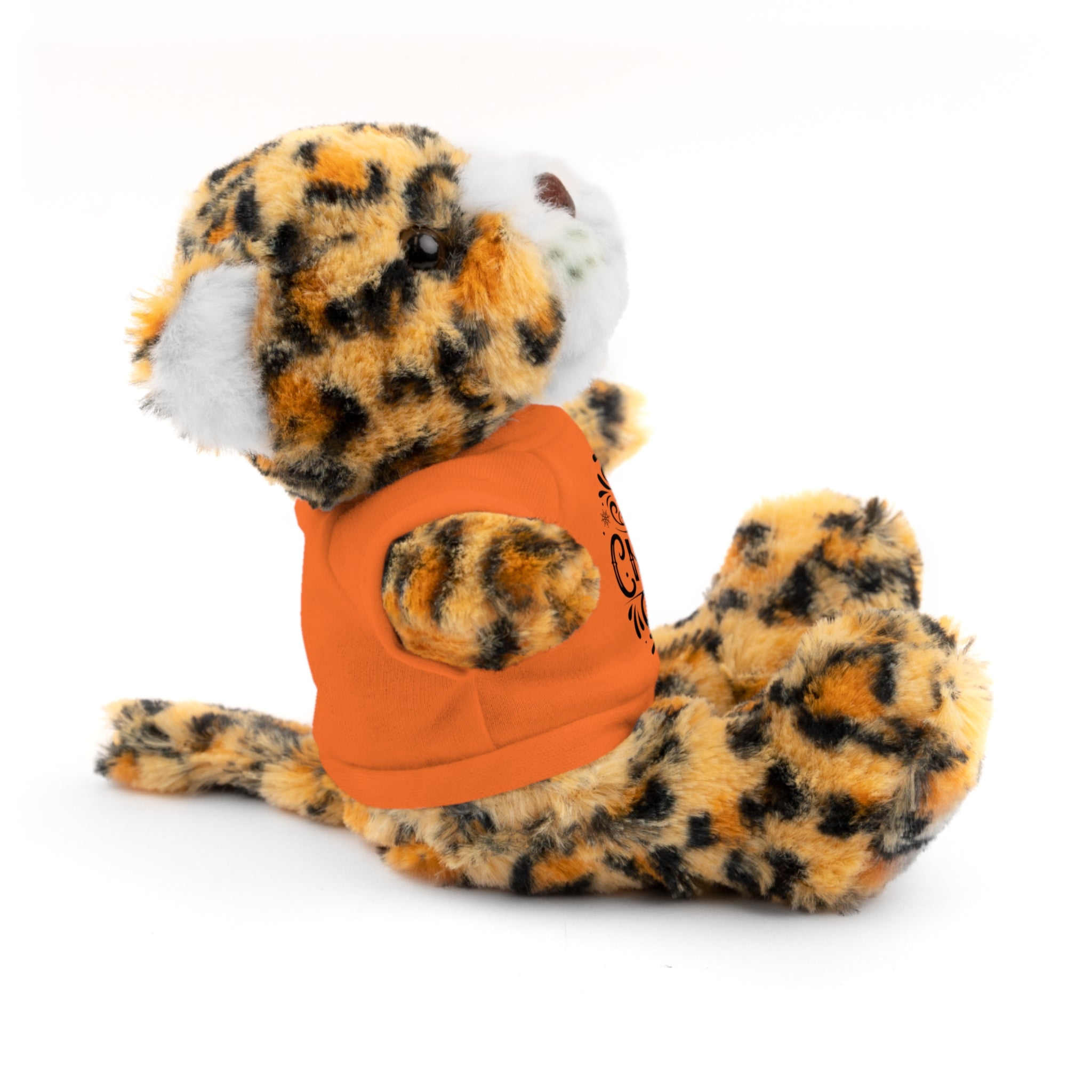 Festive Merry Christmas Stuffed Jaguar | Gallory Hive