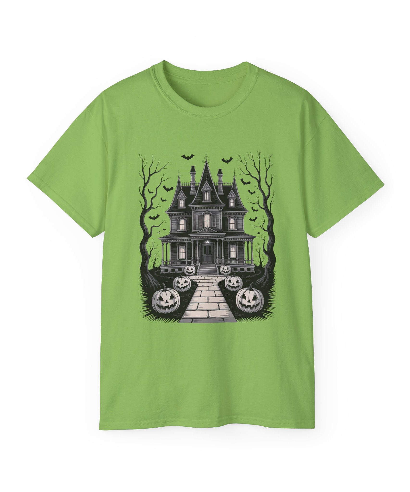 Haunted House Halloween Night Tee | Gallory Hive