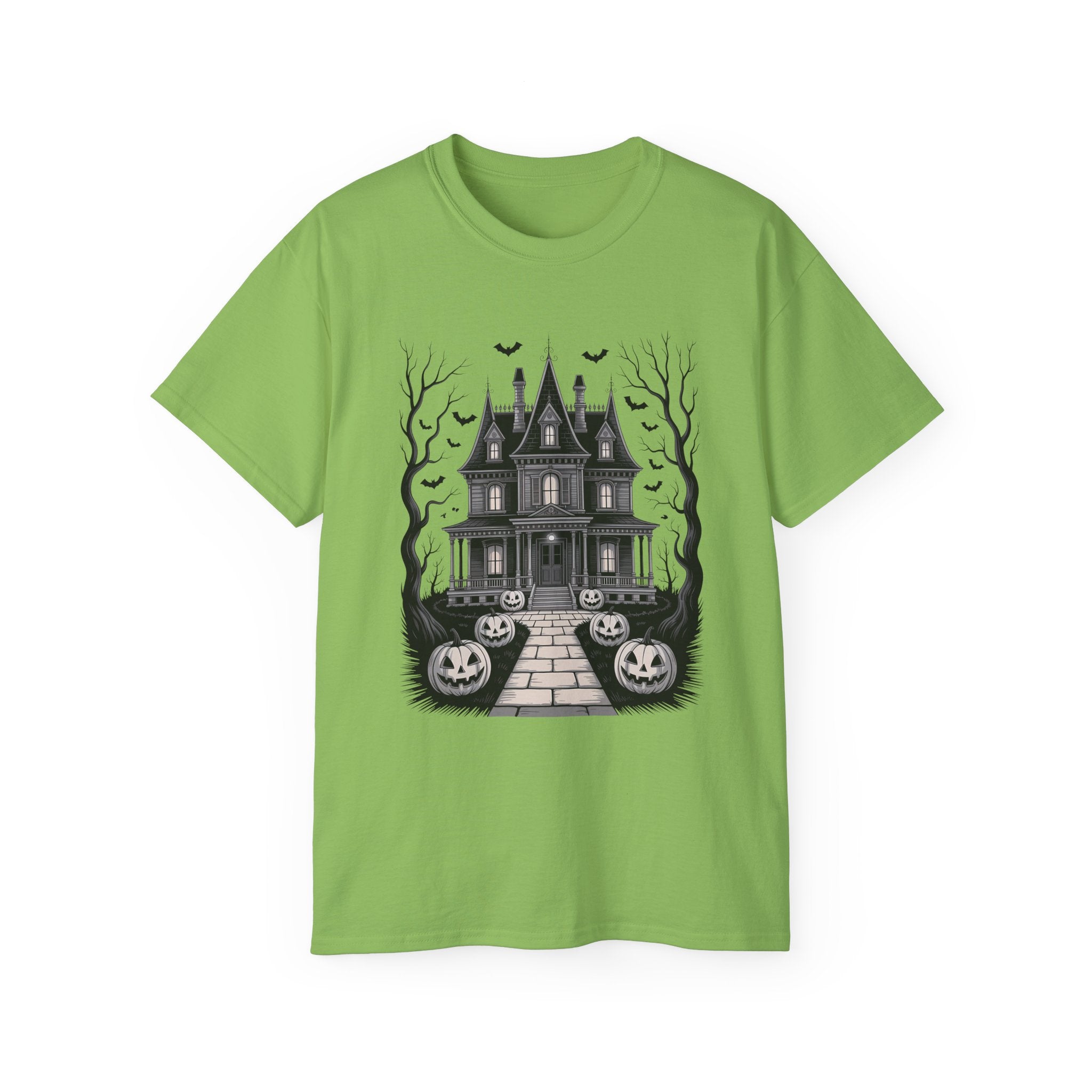 Haunted House Halloween Night Tee | Gallory Hive