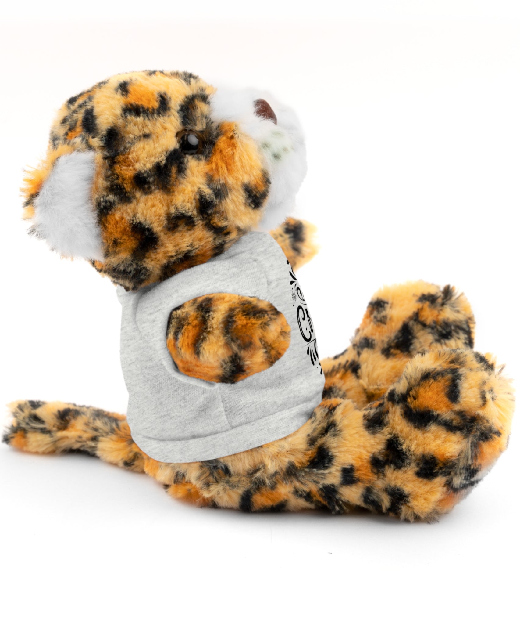 Festive Merry Christmas Stuffed Jaguar | Gallory Hive