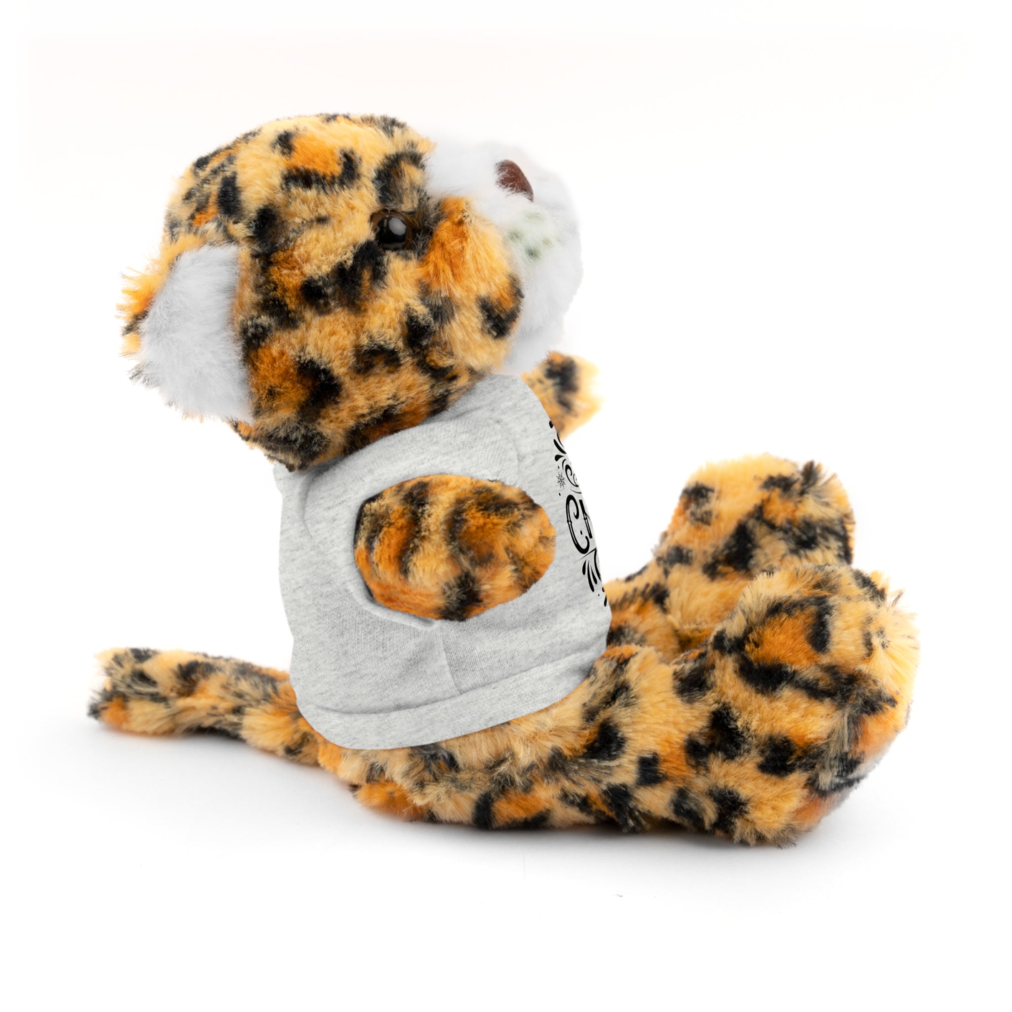 Festive Merry Christmas Stuffed Jaguar | Gallory Hive
