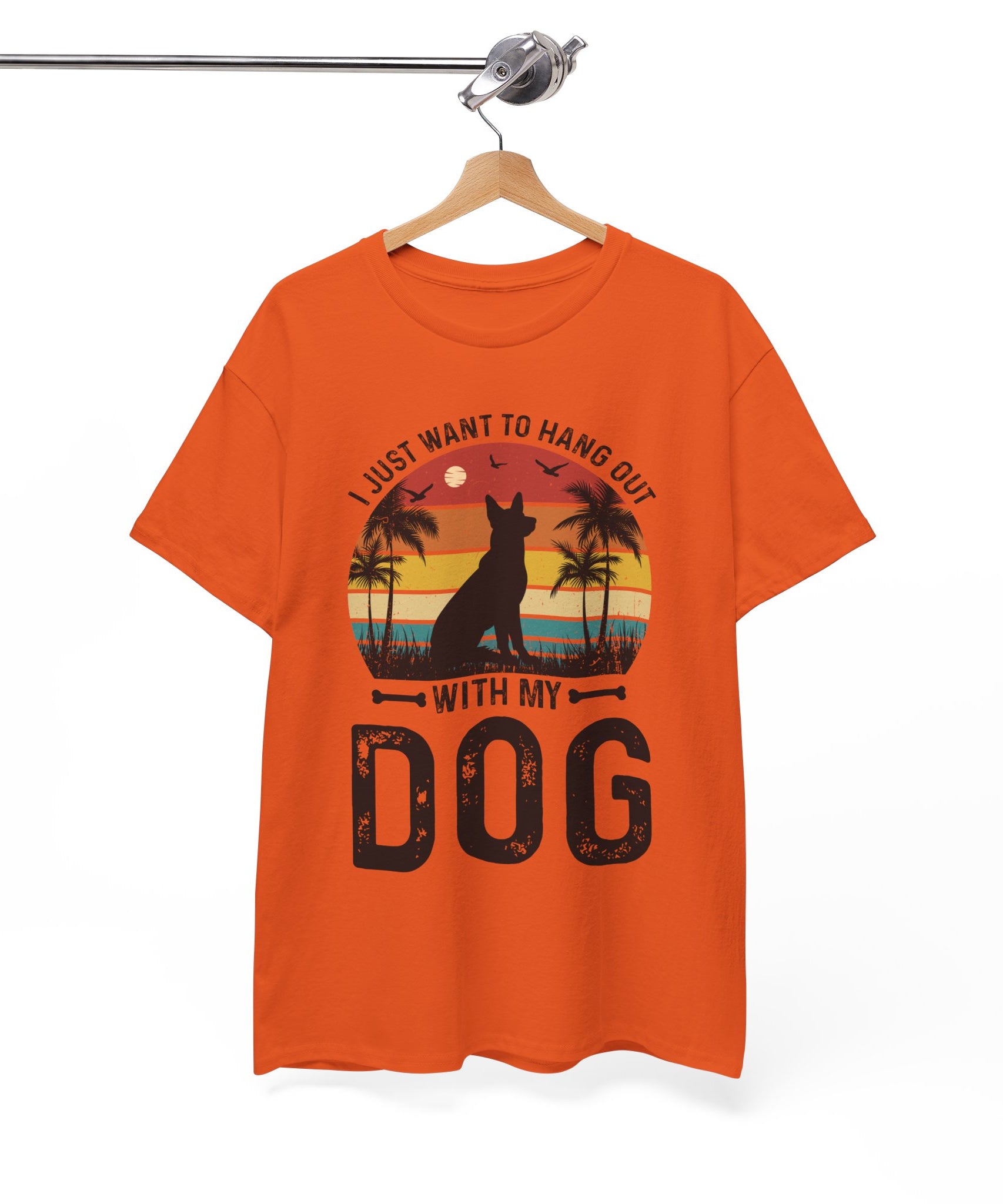 Retro Dog T-Shirt - Beach Hangout Design | Gallory Hive