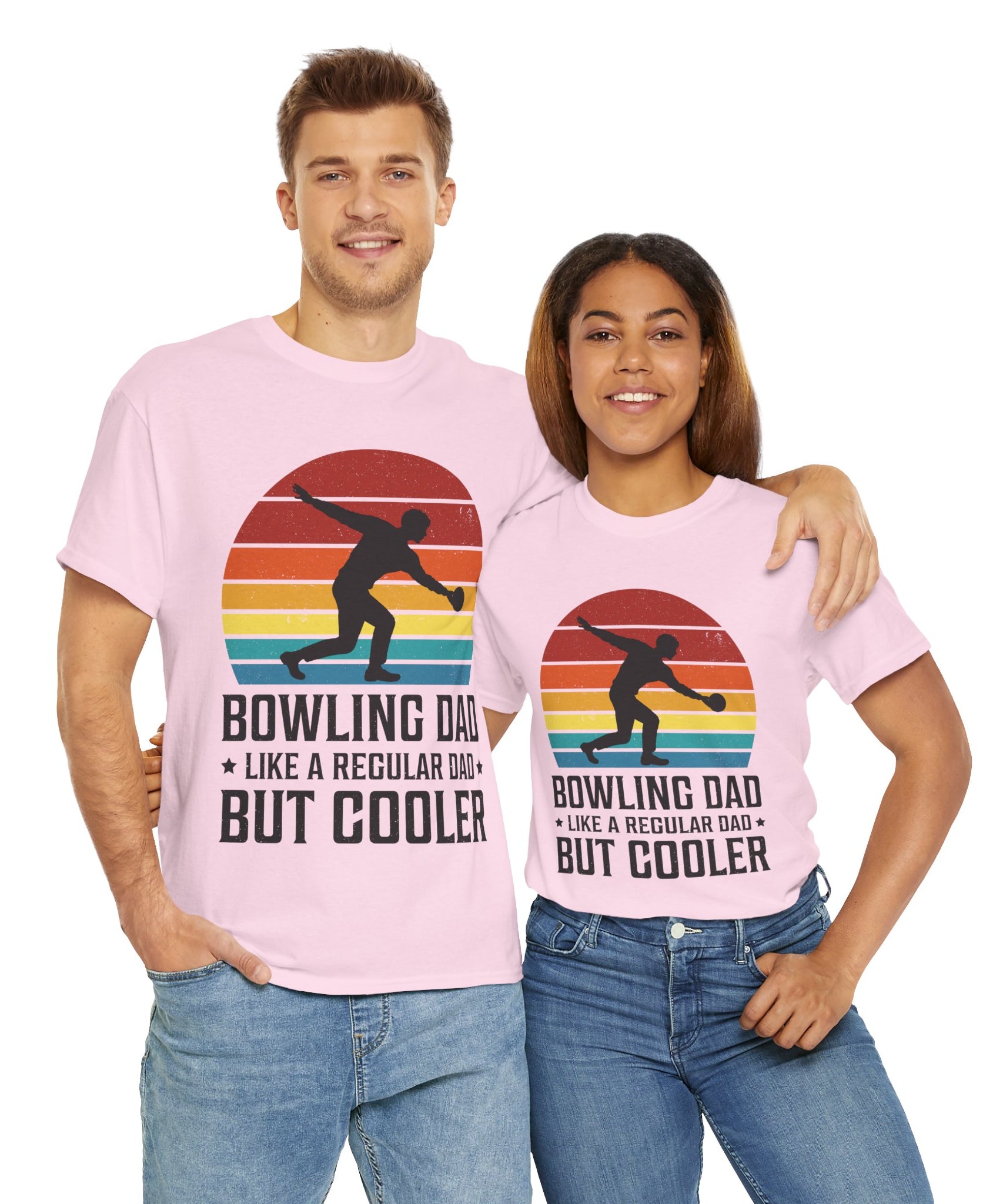 Retro Bowling Dad Tee - Unique Father's Day Gift