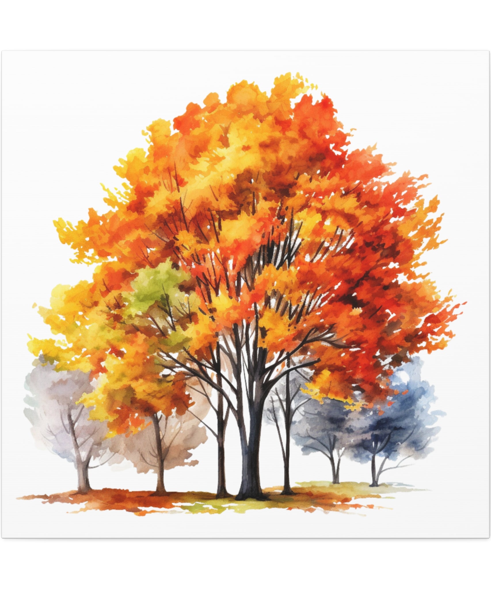 Autumn Tree Landscape – Floral Wall Decor | Gallory Hive