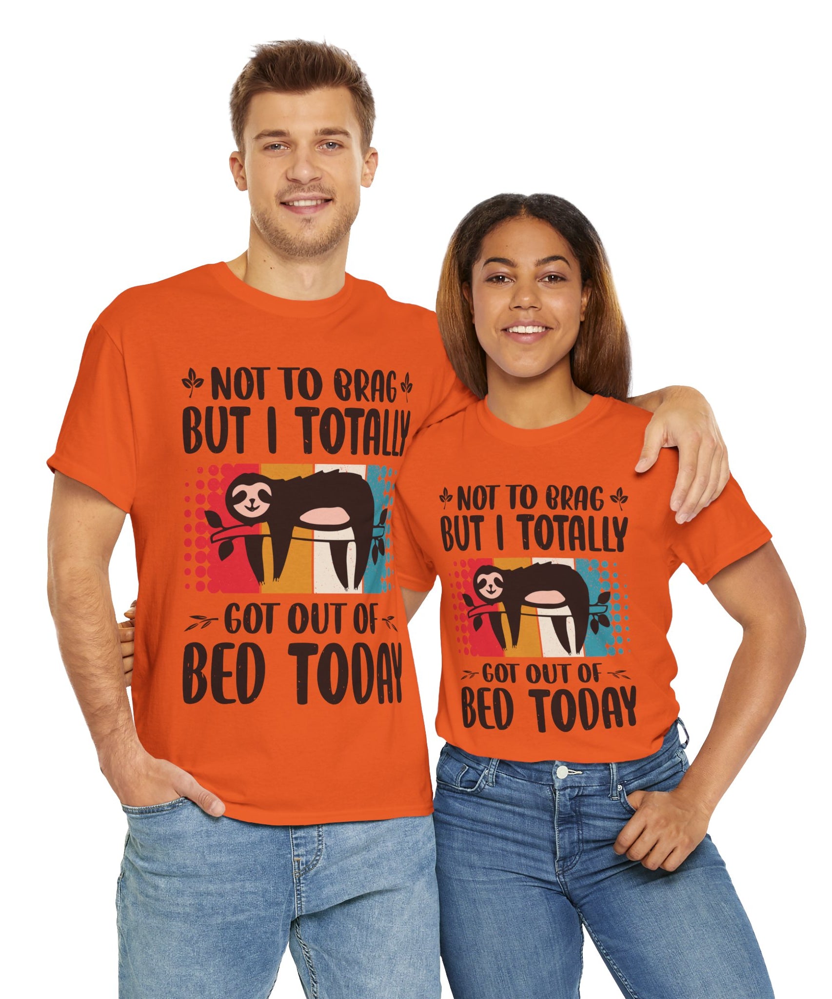 Vintage Got Out of Bed Sloth T-Shirt